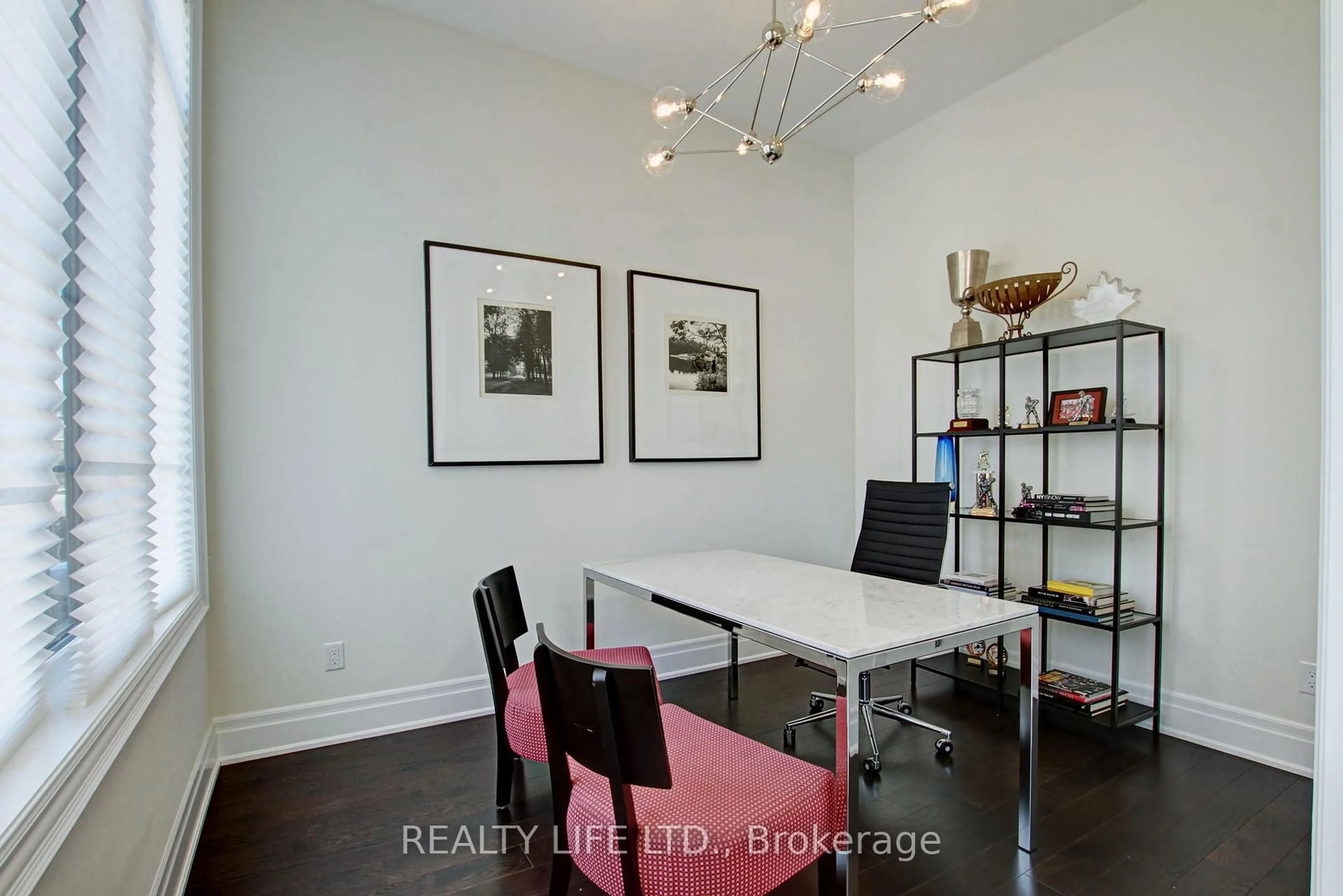 Dining room, wood/laminate floor for 3140 Daniel Way, Oakville Ontario L6H 0V1