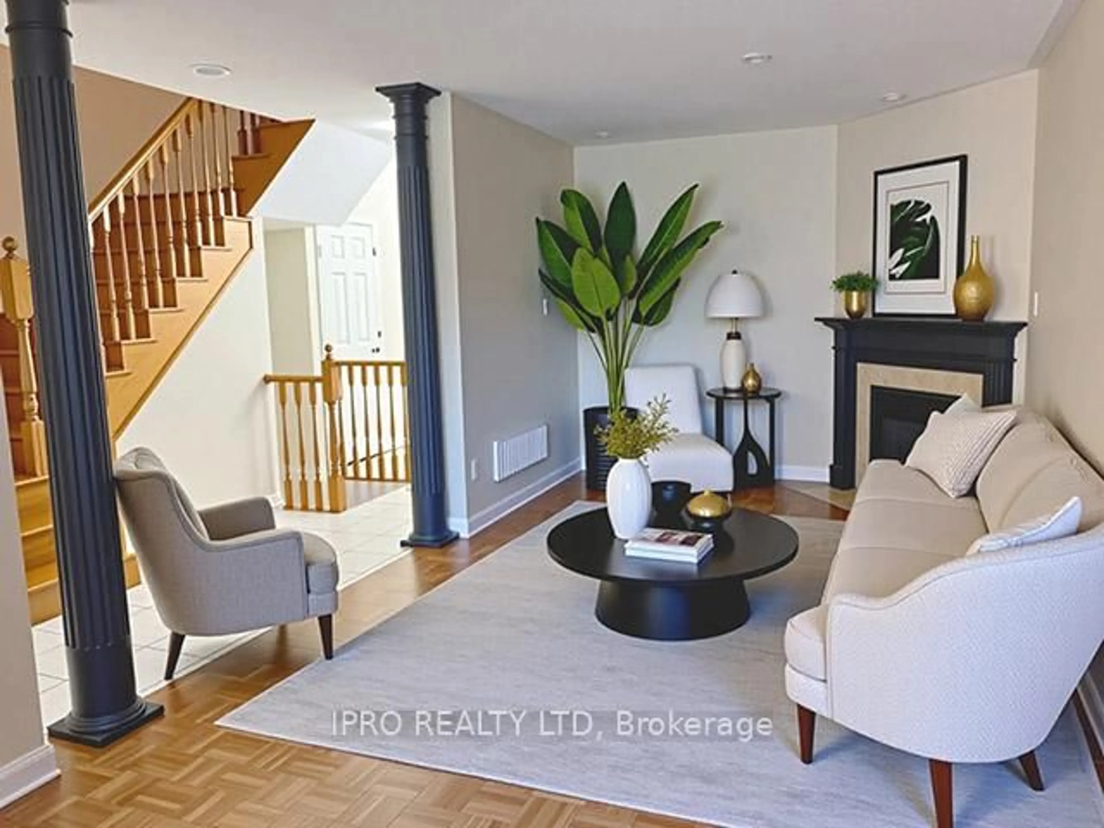 Living room with furniture, unknown for 63 Coolspring Cres, Caledon Ontario L7E 1W7