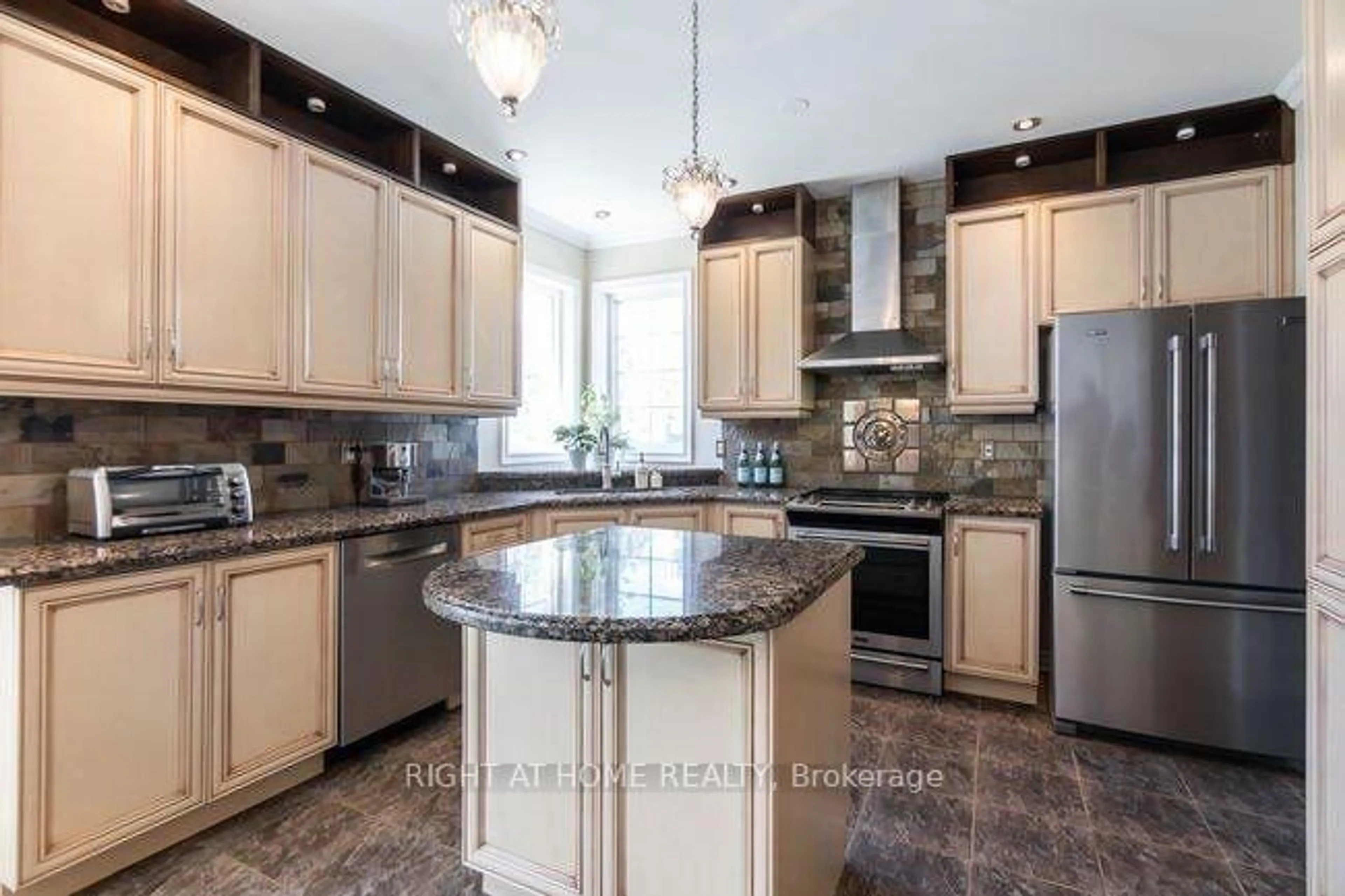 Contemporary kitchen, ceramic/tile floor for 122 Spring Azure Cres, Oakville Ontario L6L 6V8