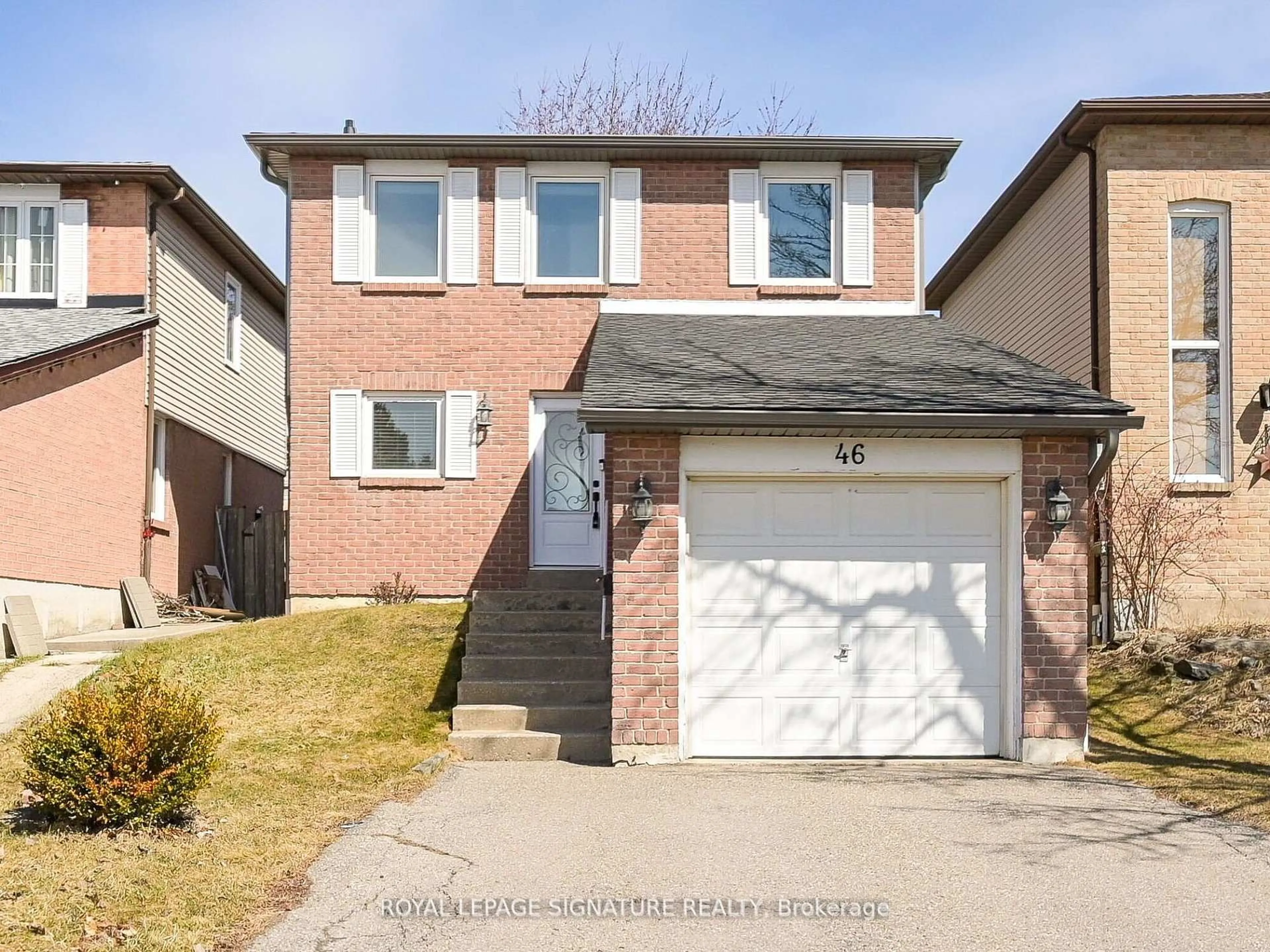 Home with brick exterior material, street for 46 Northgate Blvd, Brampton Ontario L6S 4A6