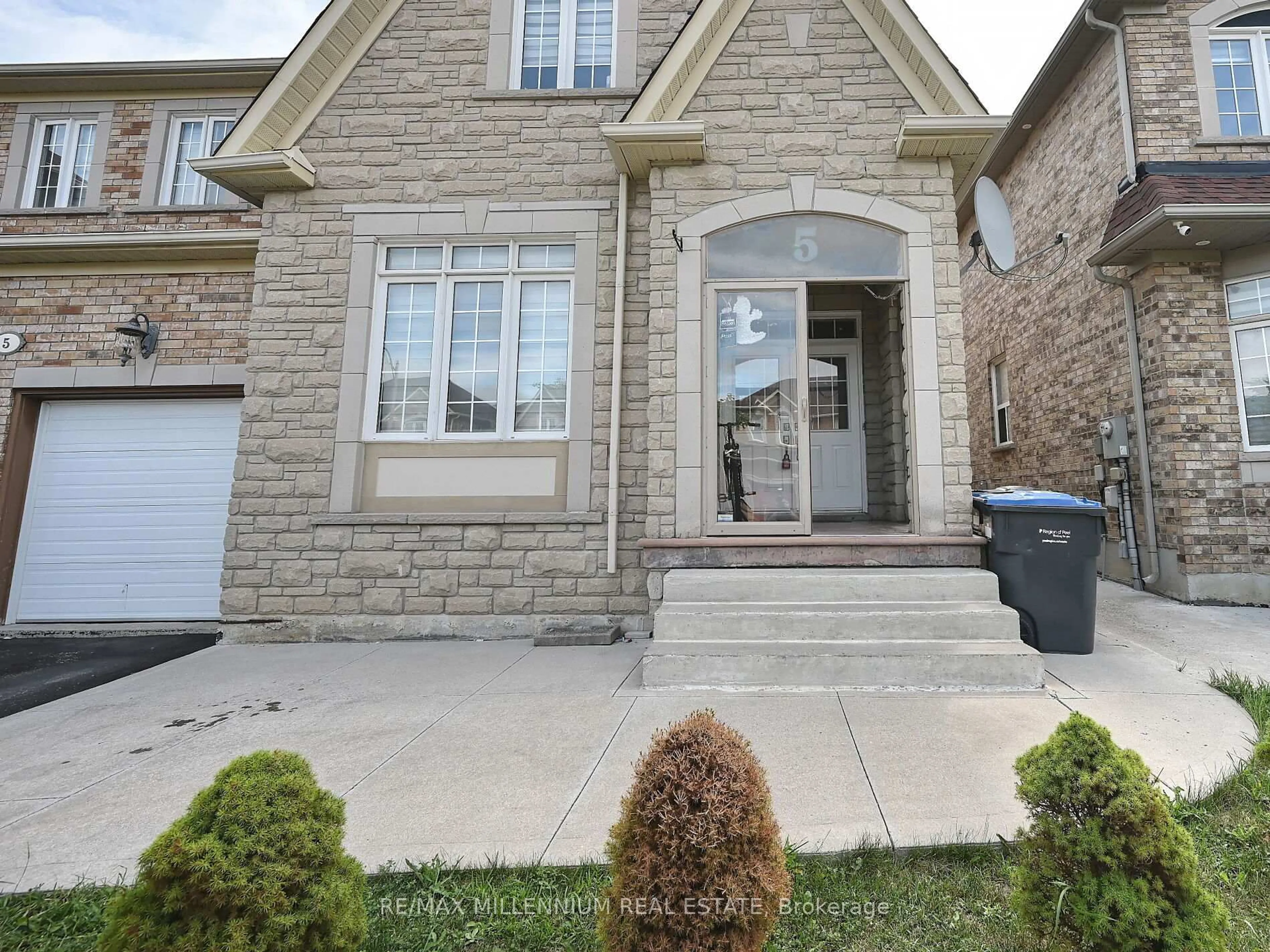 Home with brick exterior material, street for 5 Freshspring Dr, Brampton Ontario L6R 3H6