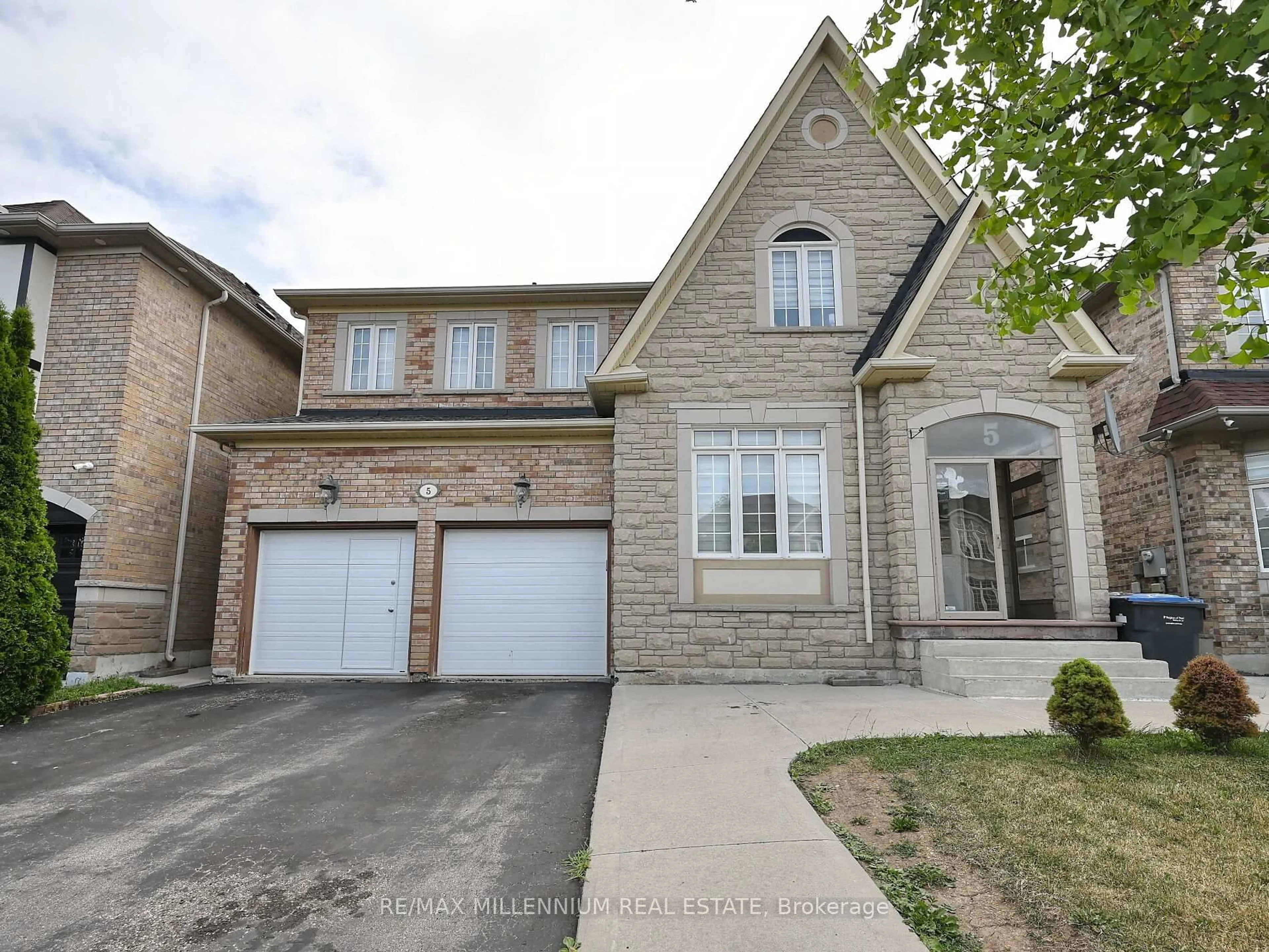 Home with brick exterior material, street for 5 Freshspring Dr, Brampton Ontario L6R 3H6