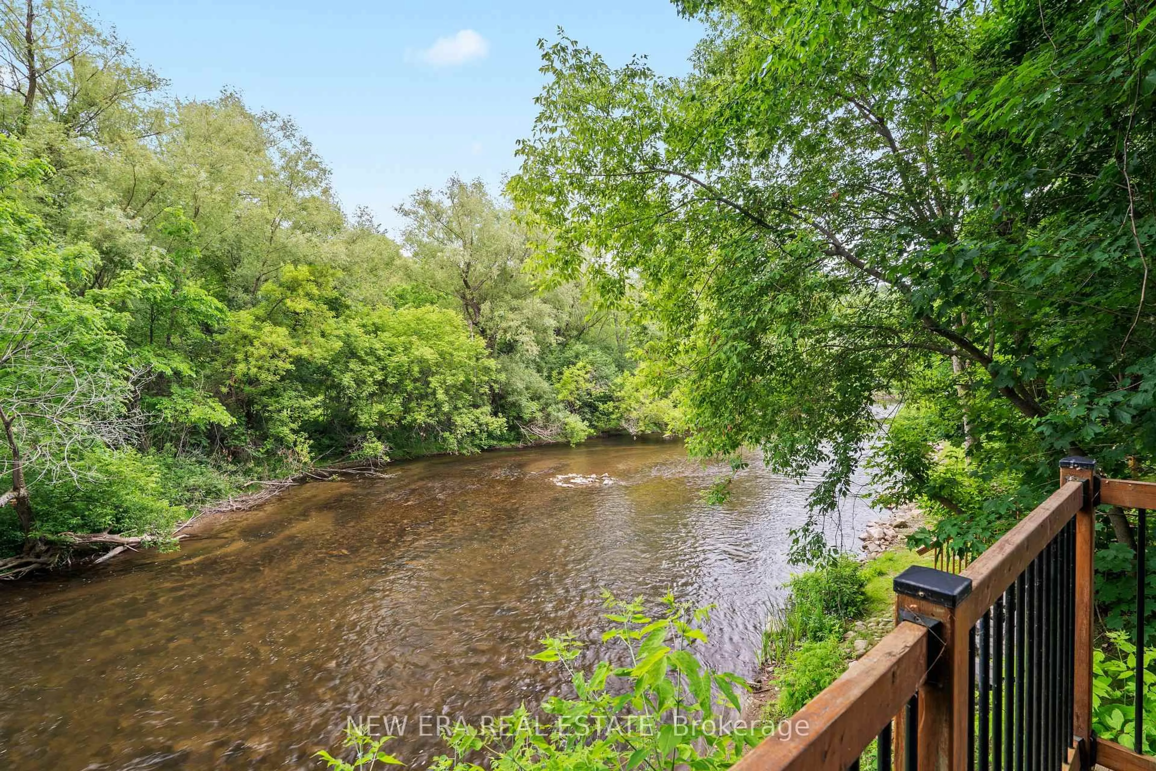 A pic from outside/outdoor area/front of a property/back of a property/a pic from drone, water/lake/river/ocean view for 49 Credit Rd, Caledon Ontario L7C 3J3