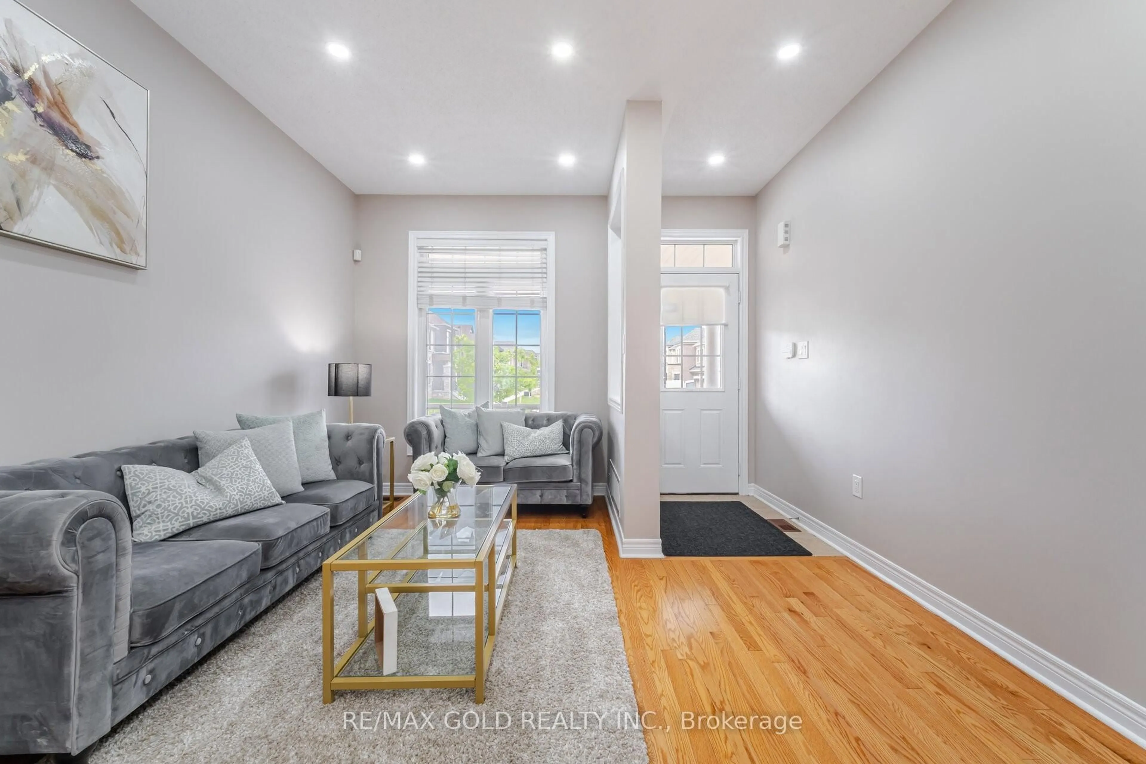 Living room with furniture, unknown for 42 Literacy Dr, Brampton Ontario L6P 3G3