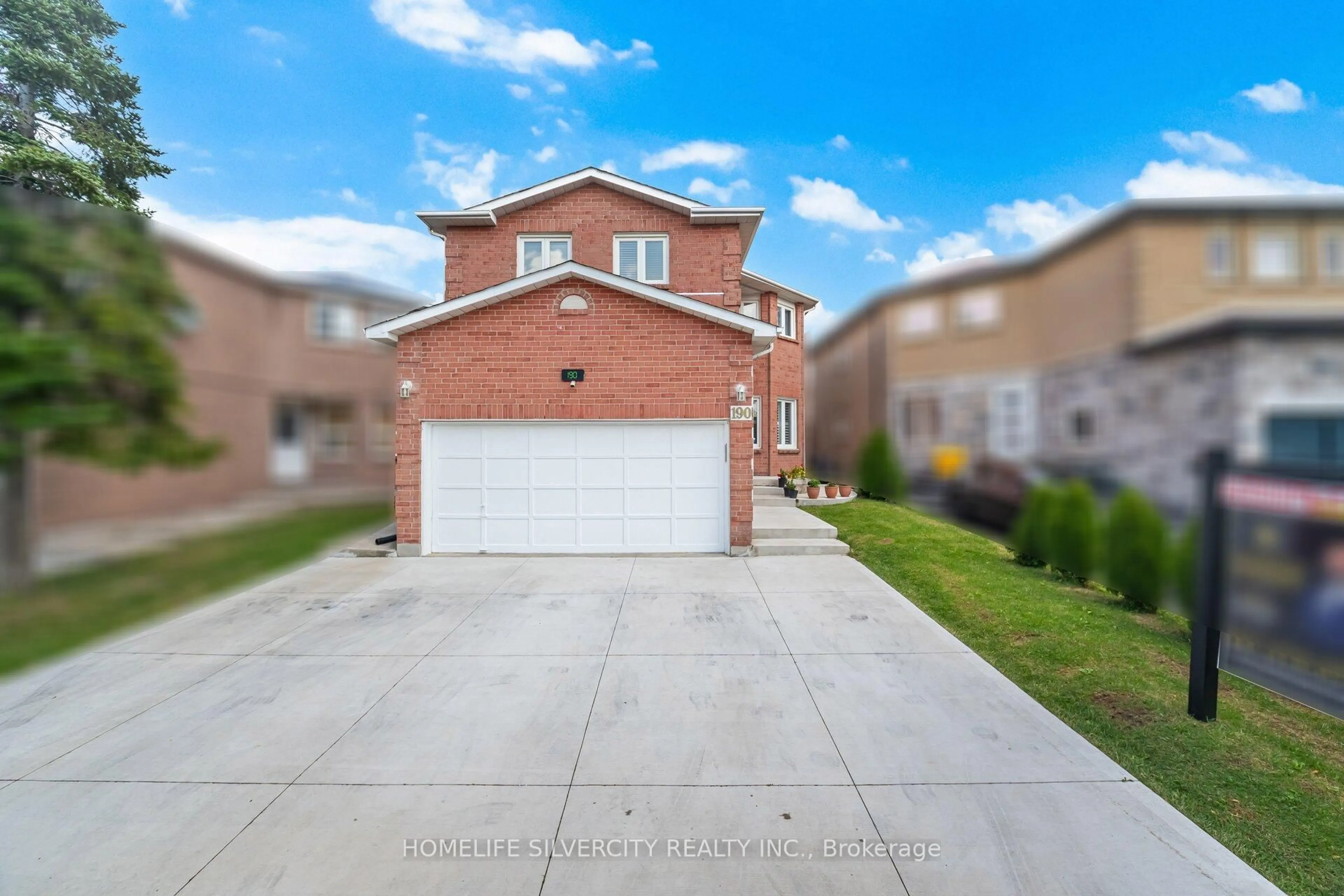 Home with brick exterior material, street for 190 Major Wm Sharpe Dr, Brampton Ontario L6X 4G5