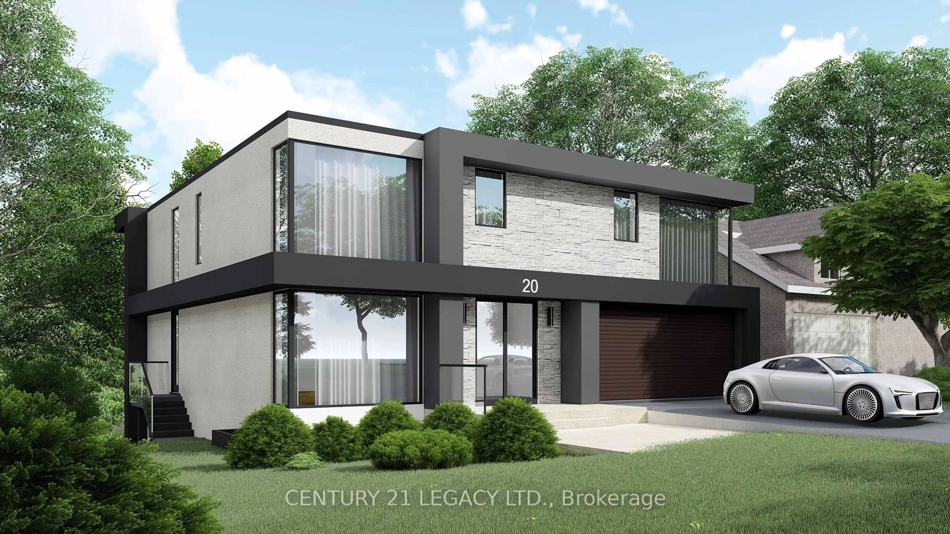 Home with brick exterior material, building for 20 Leland Ave, Toronto Ontario M8Z 2X5