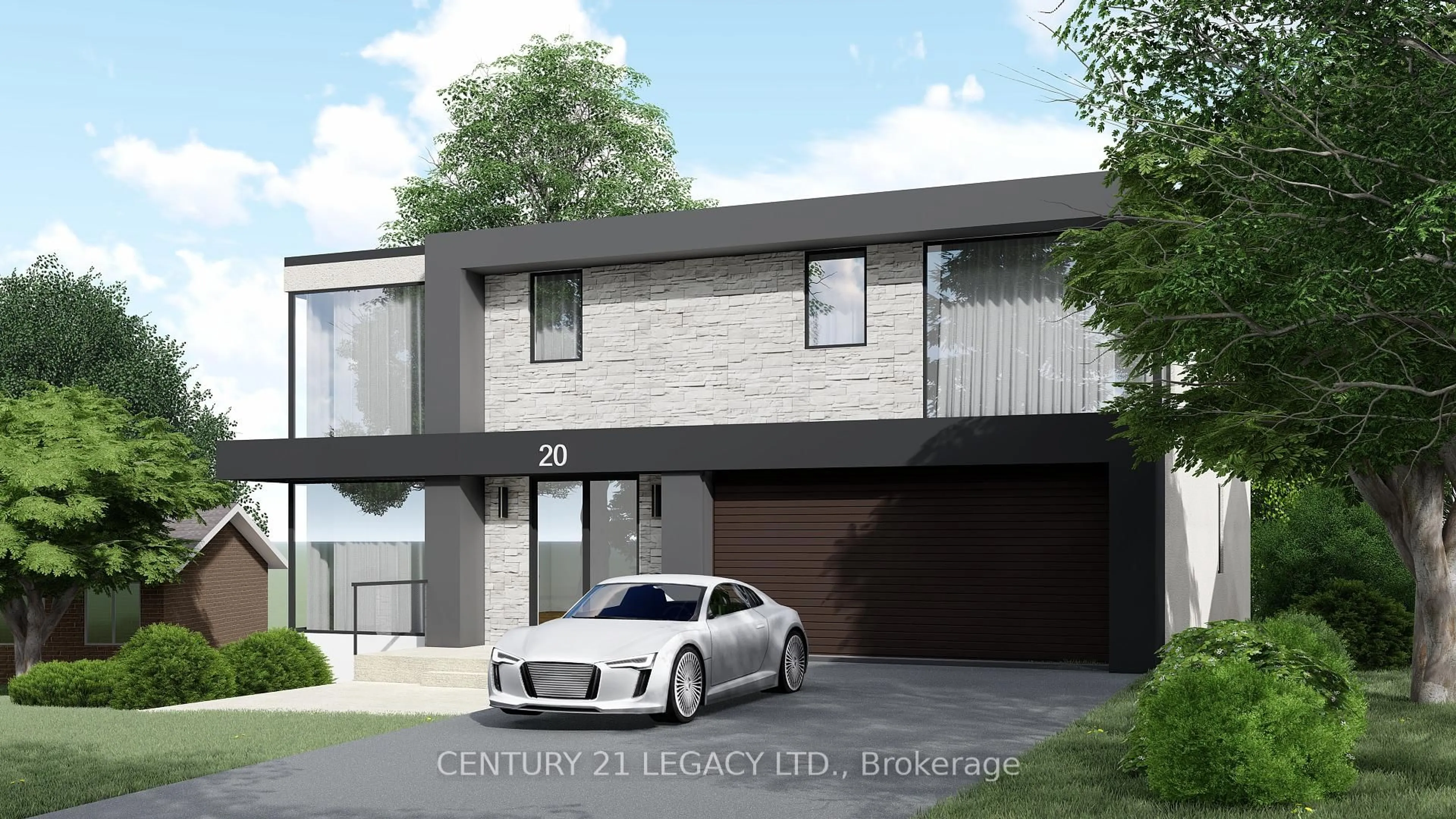 Home with brick exterior material, street for 20 Leland Ave, Toronto Ontario M8Z 2X5