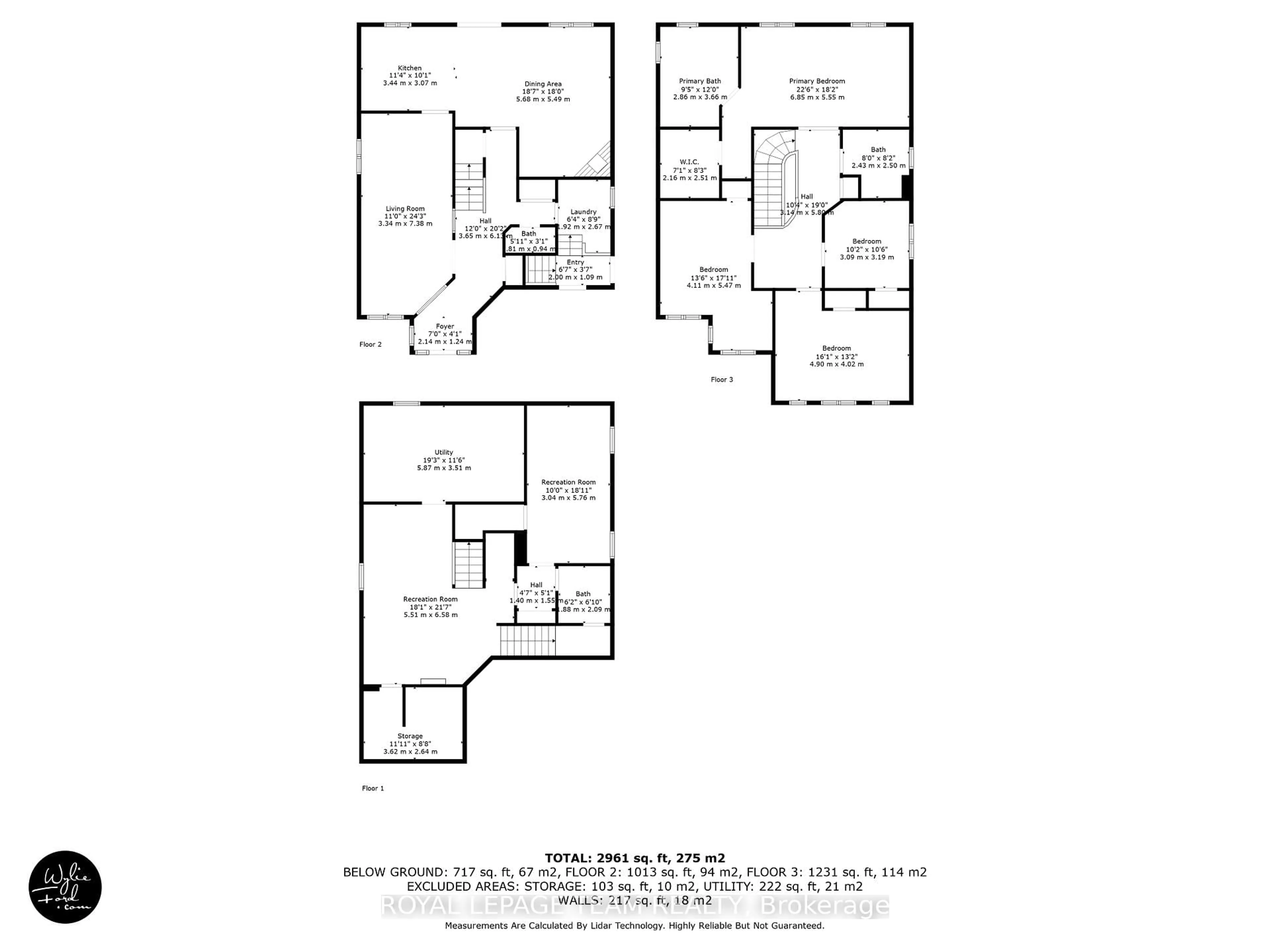 Floor plan for 2 Torada Crt, Brampton Ontario L7A 1H6