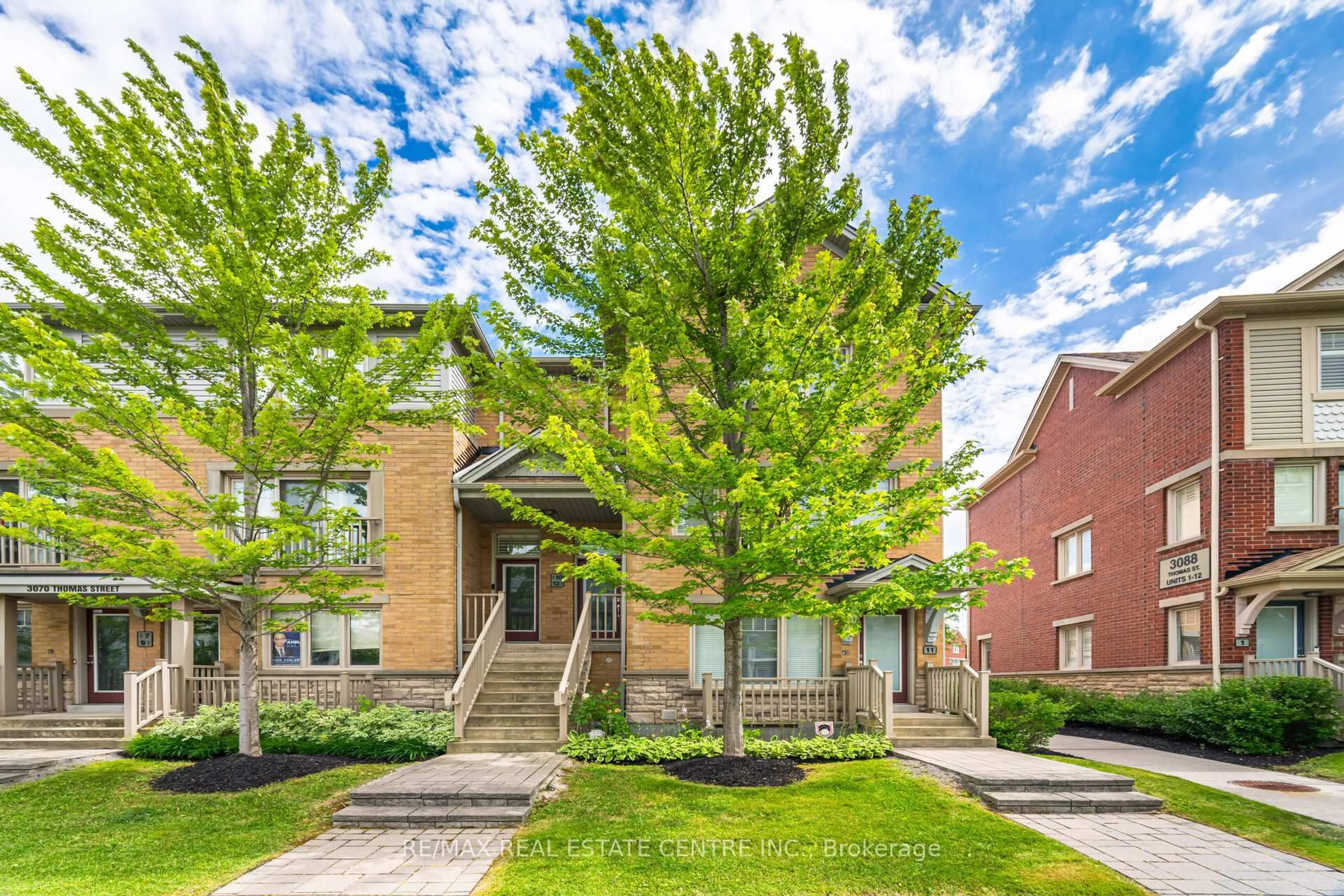 Home with brick exterior material, street for 3070 Thomas St #12, Mississauga Ontario L5M 0T2