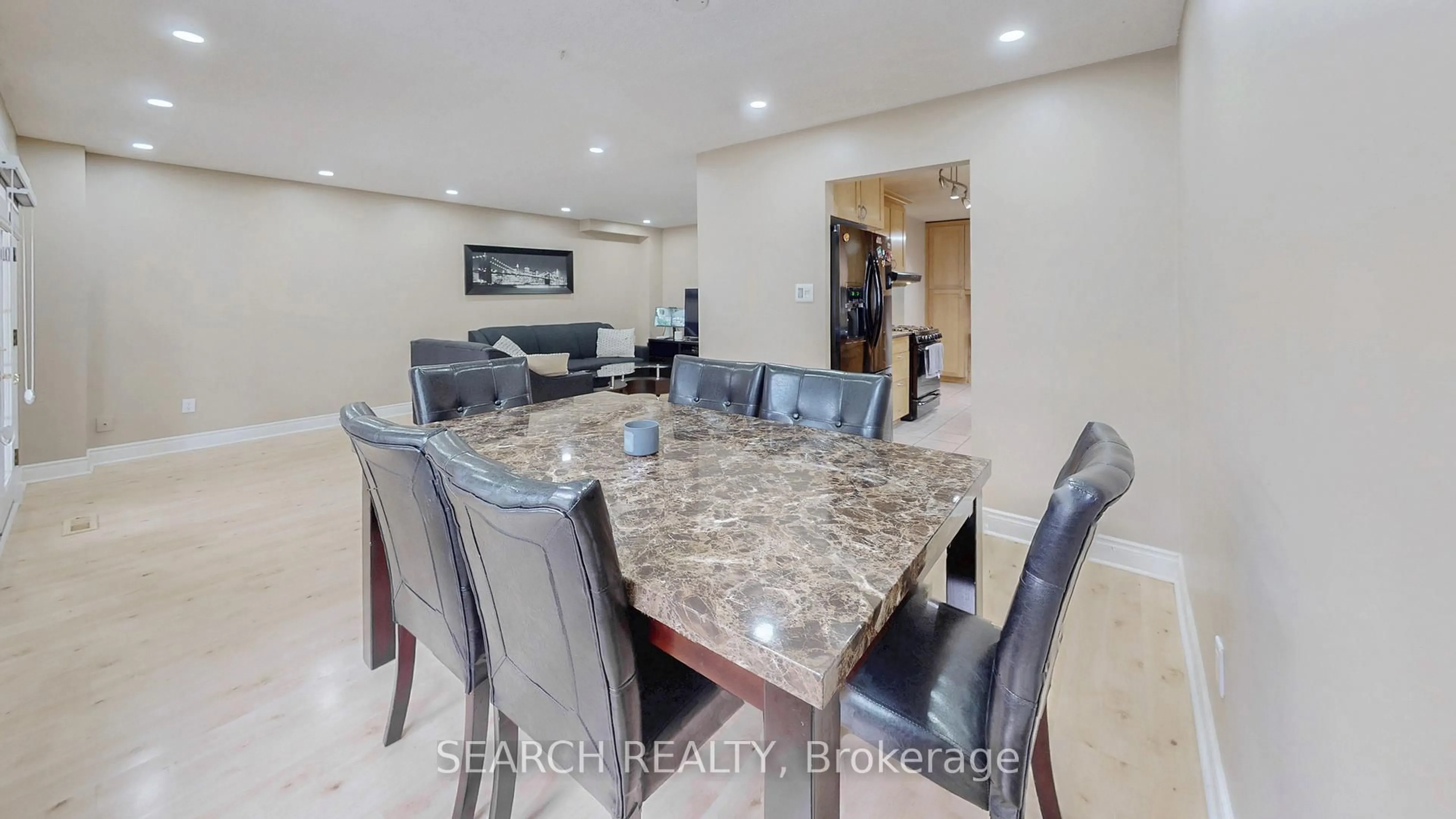 Dining room, ceramic/tile floor for 163 Simmons Blvd, Brampton Ontario L6V 3Y2
