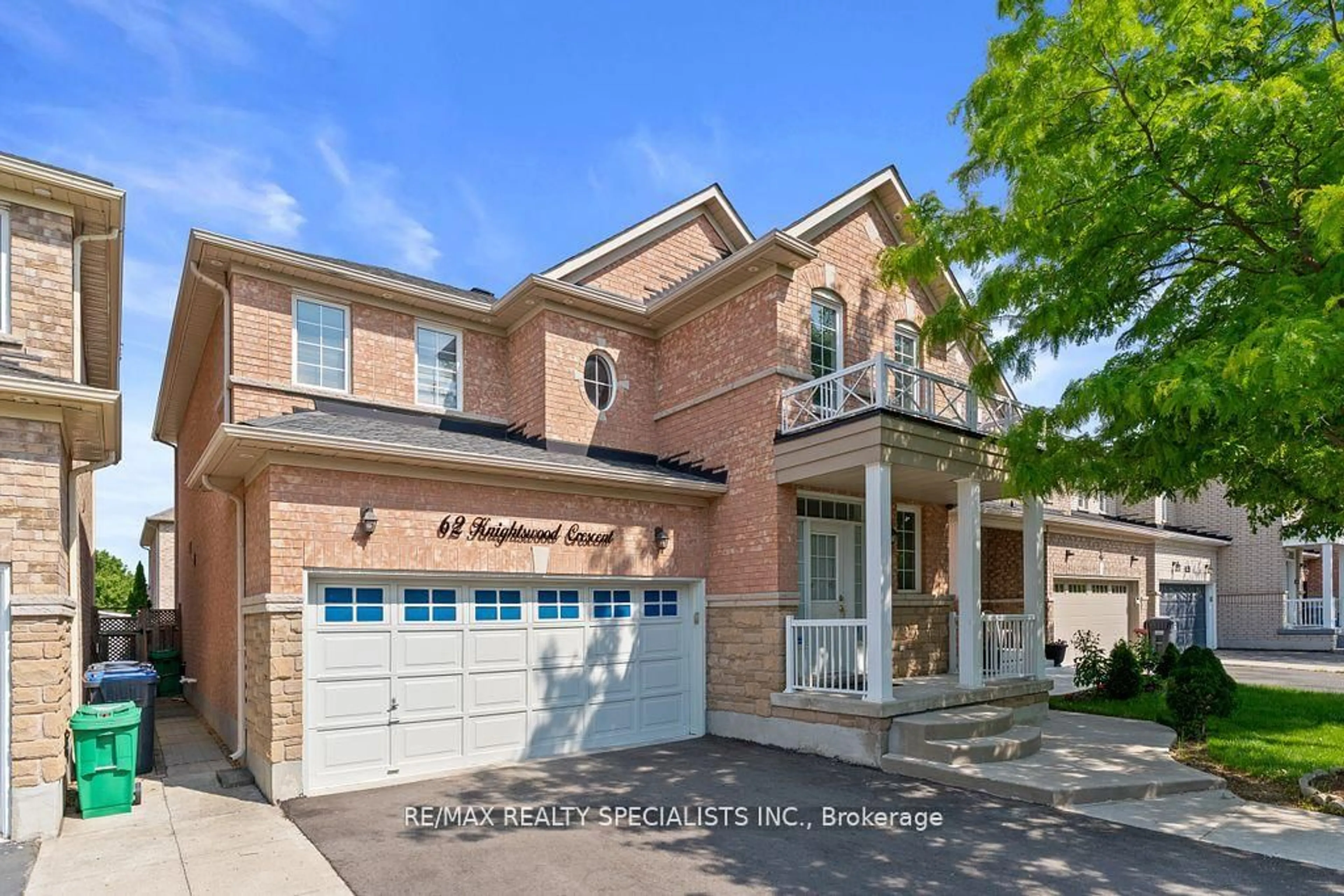 Home with brick exterior material, street for 62 Knightswood Cres, Brampton Ontario L7A 3W9