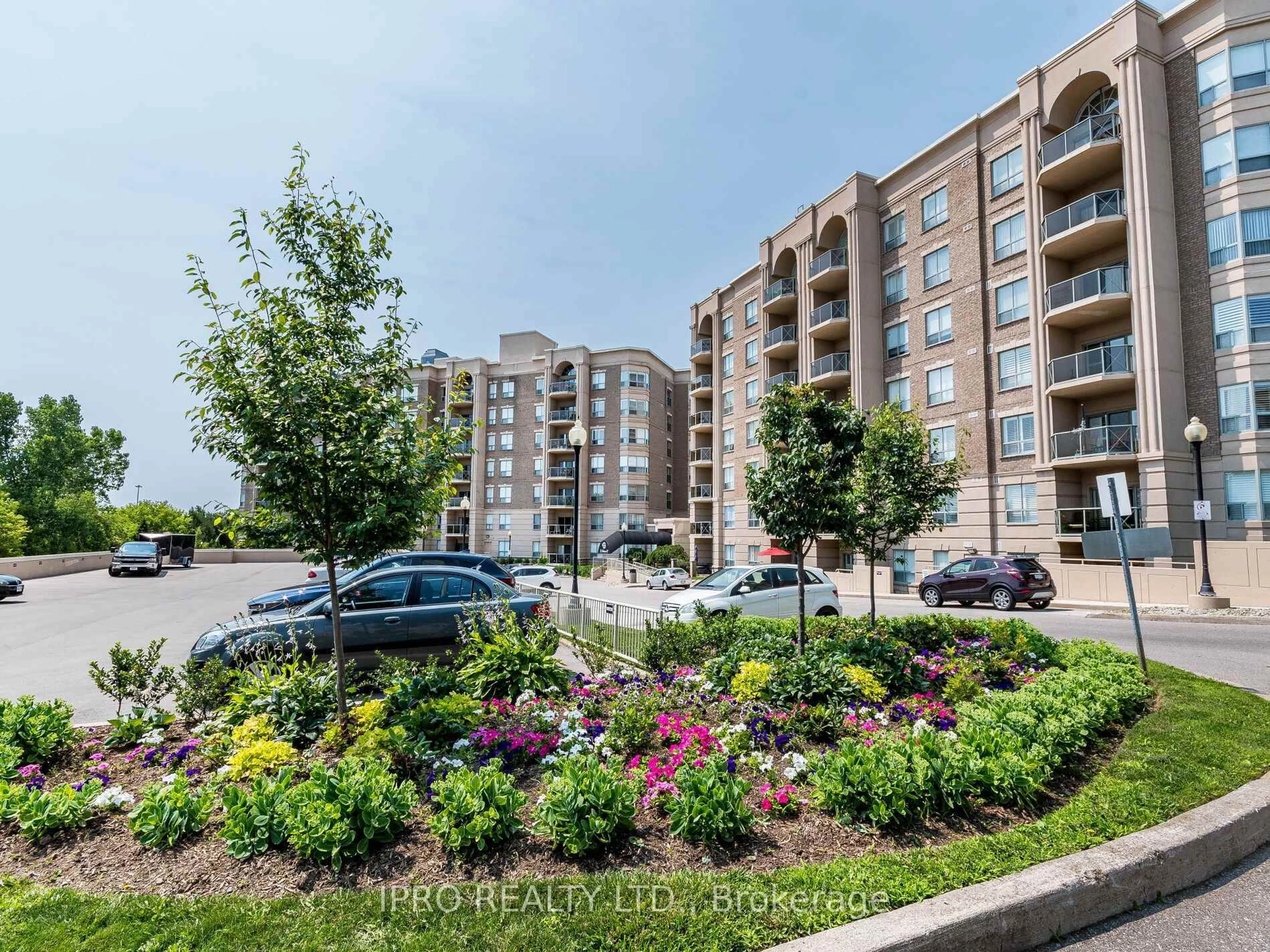 A pic from outside/outdoor area/front of a property/back of a property/a pic from drone, street for 2085 Amherst Heights Dr #203, Burlington Ontario L7P 5C2