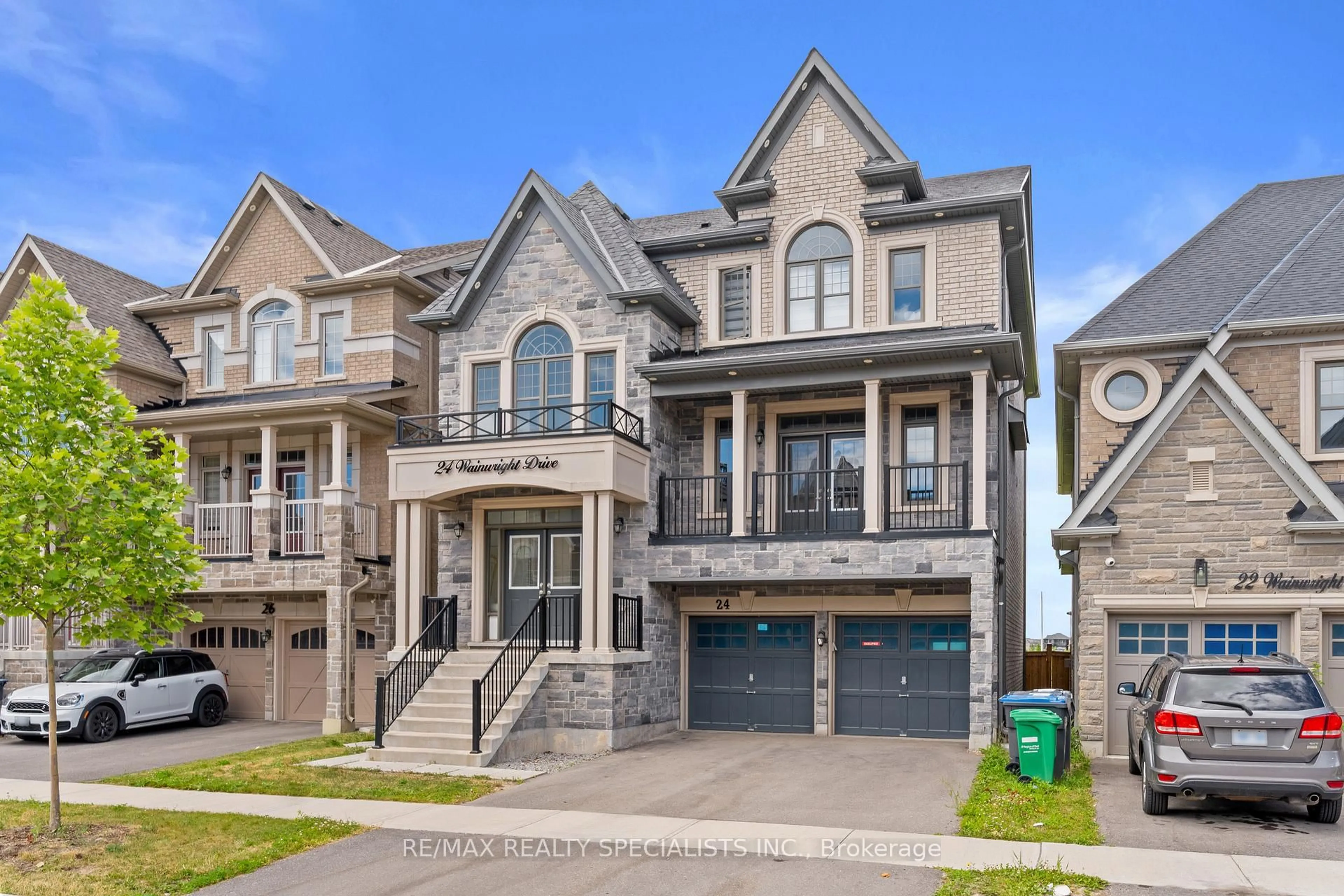 Home with brick exterior material, street for 24 Wainwright Dr, Brampton Ontario L7A 4Y6