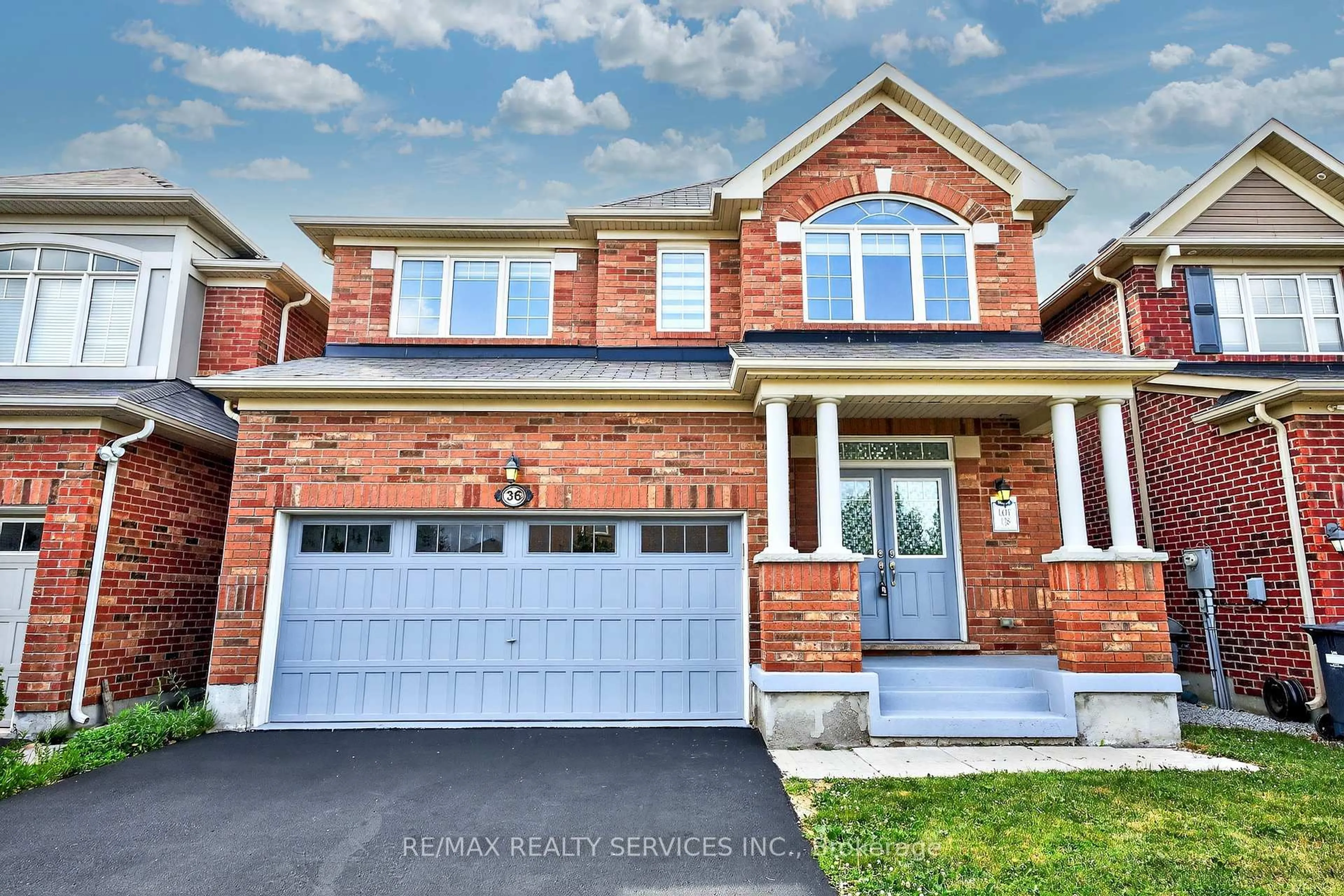 Home with brick exterior material, street for 36 Ventura Ave, Brampton Ontario L6Y 4Y8