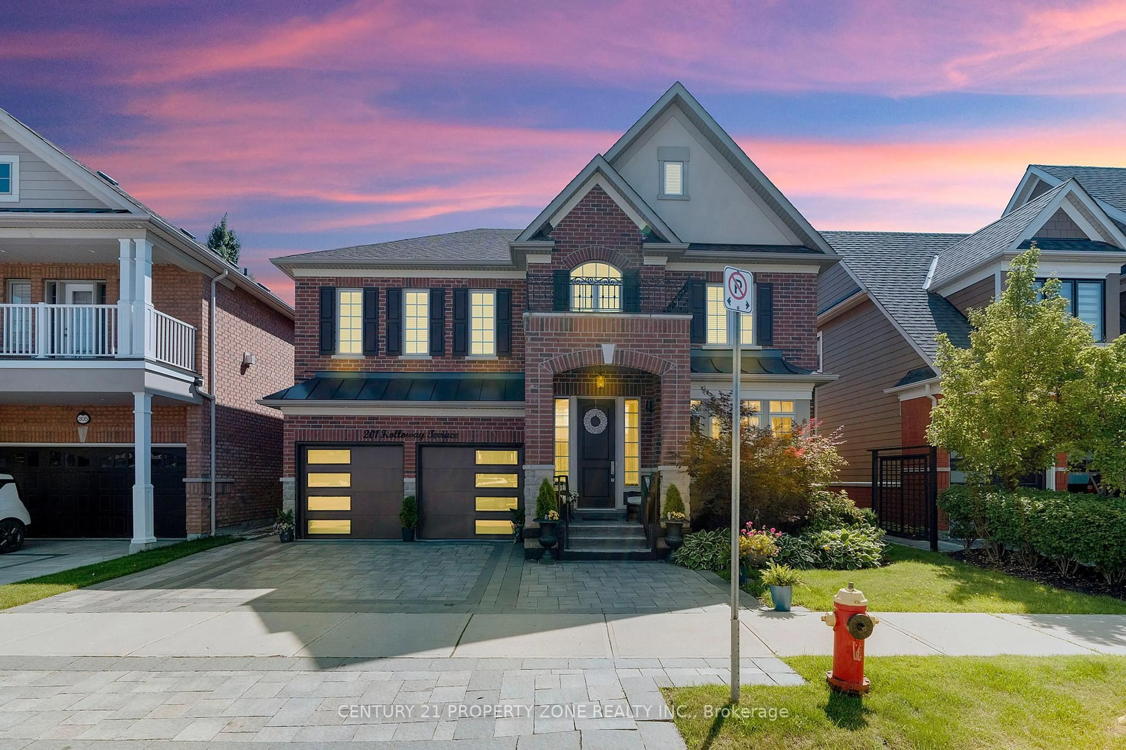 Home with brick exterior material, street for 201 Holloway Terr, Milton Ontario L9T 0R8