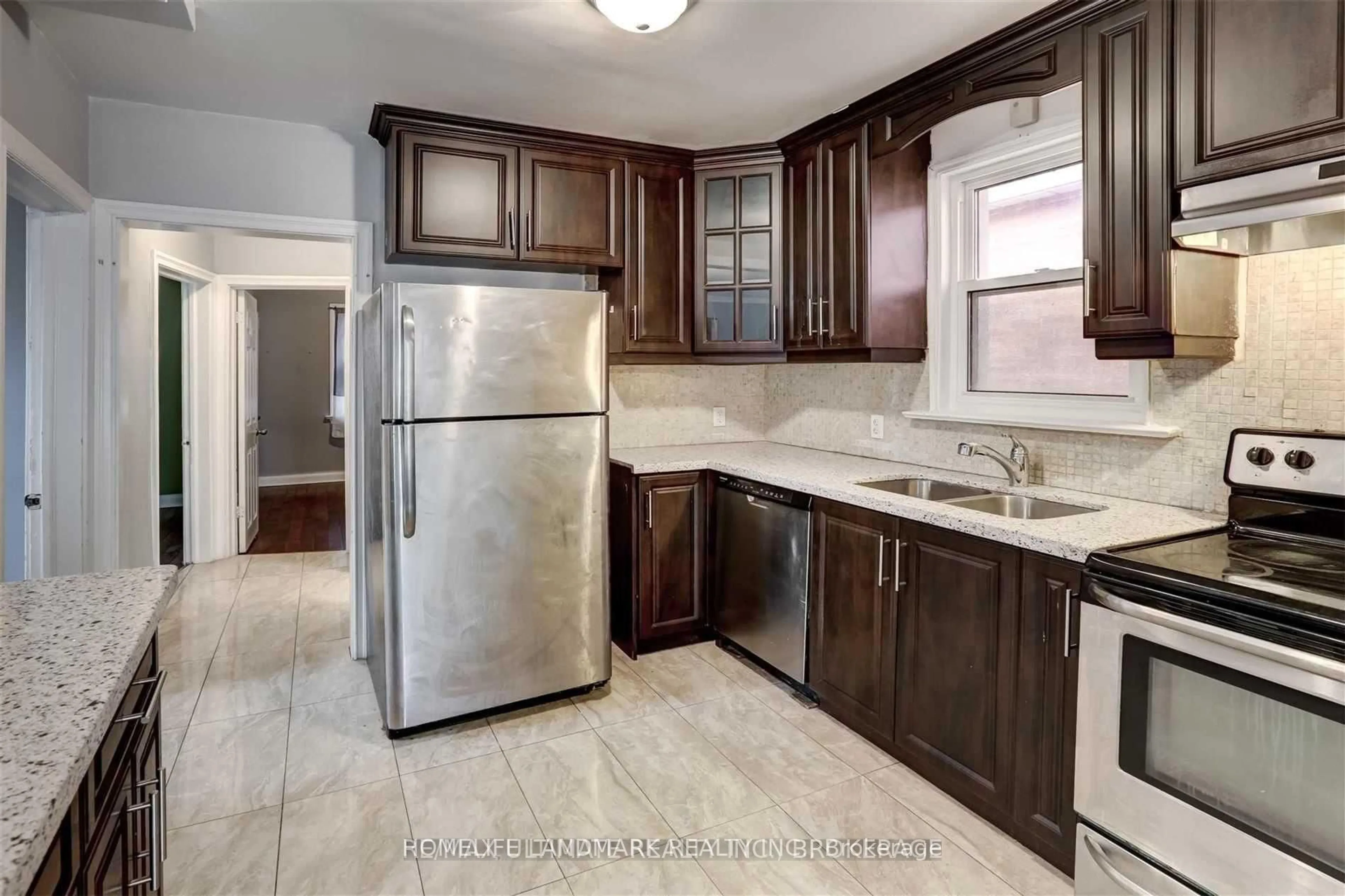 Standard kitchen, ceramic/tile floor for 67 Bala Ave, Toronto Ontario M6M 2E2