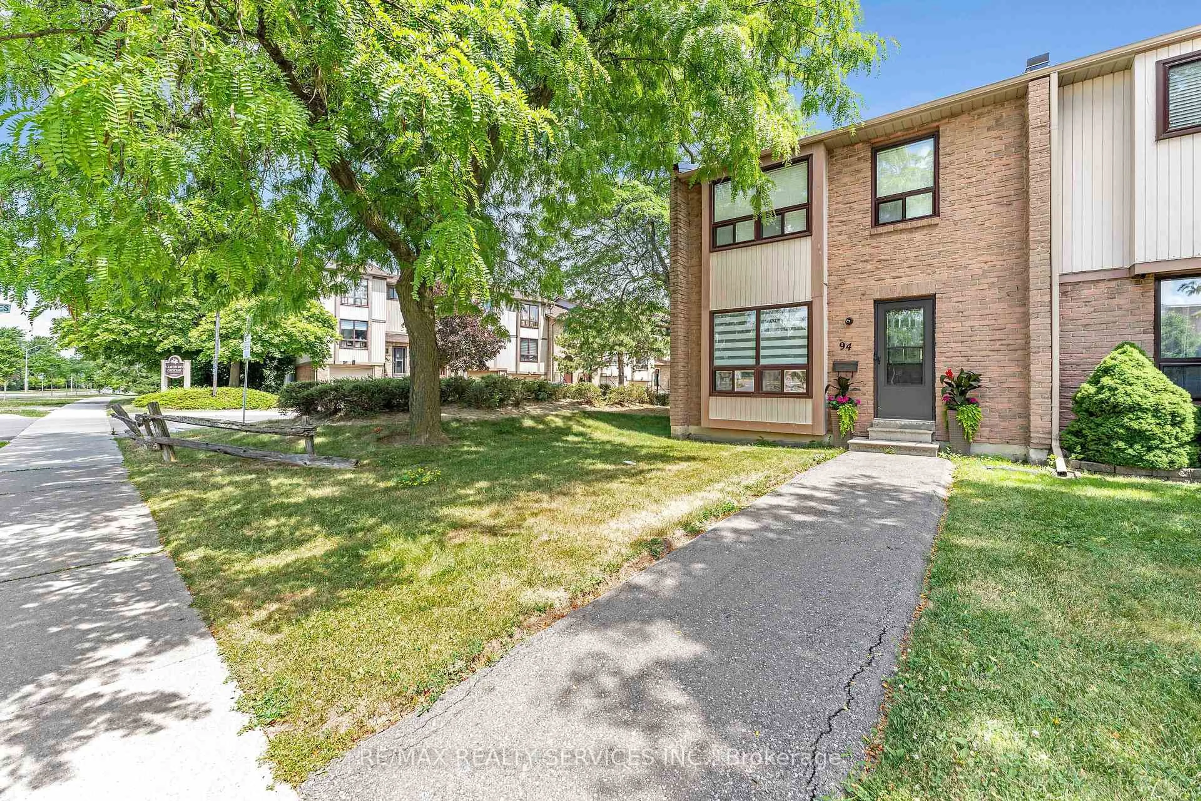 Home with brick exterior material, street for 94 Guildford Cres #94, Brampton Ontario L6S 3K2