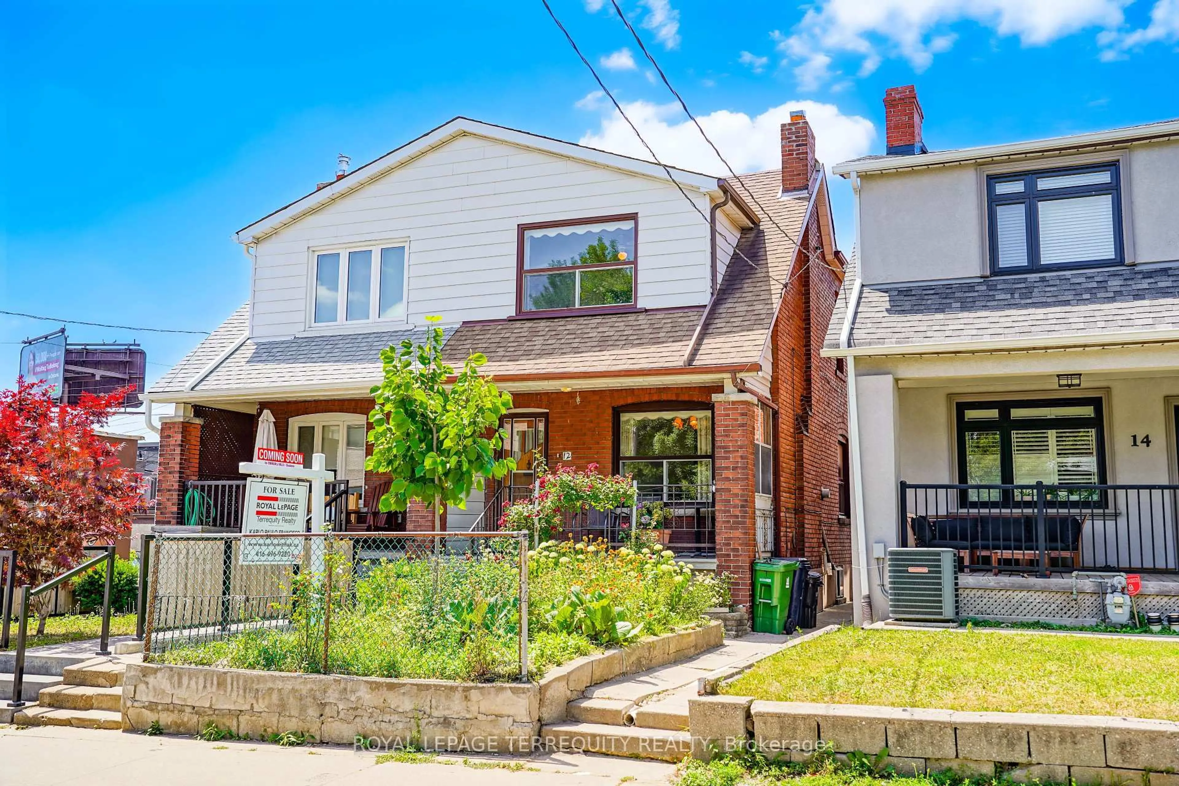 Home with brick exterior material, street for 12 Earlscourt Ave, Toronto Ontario M6E 4A6