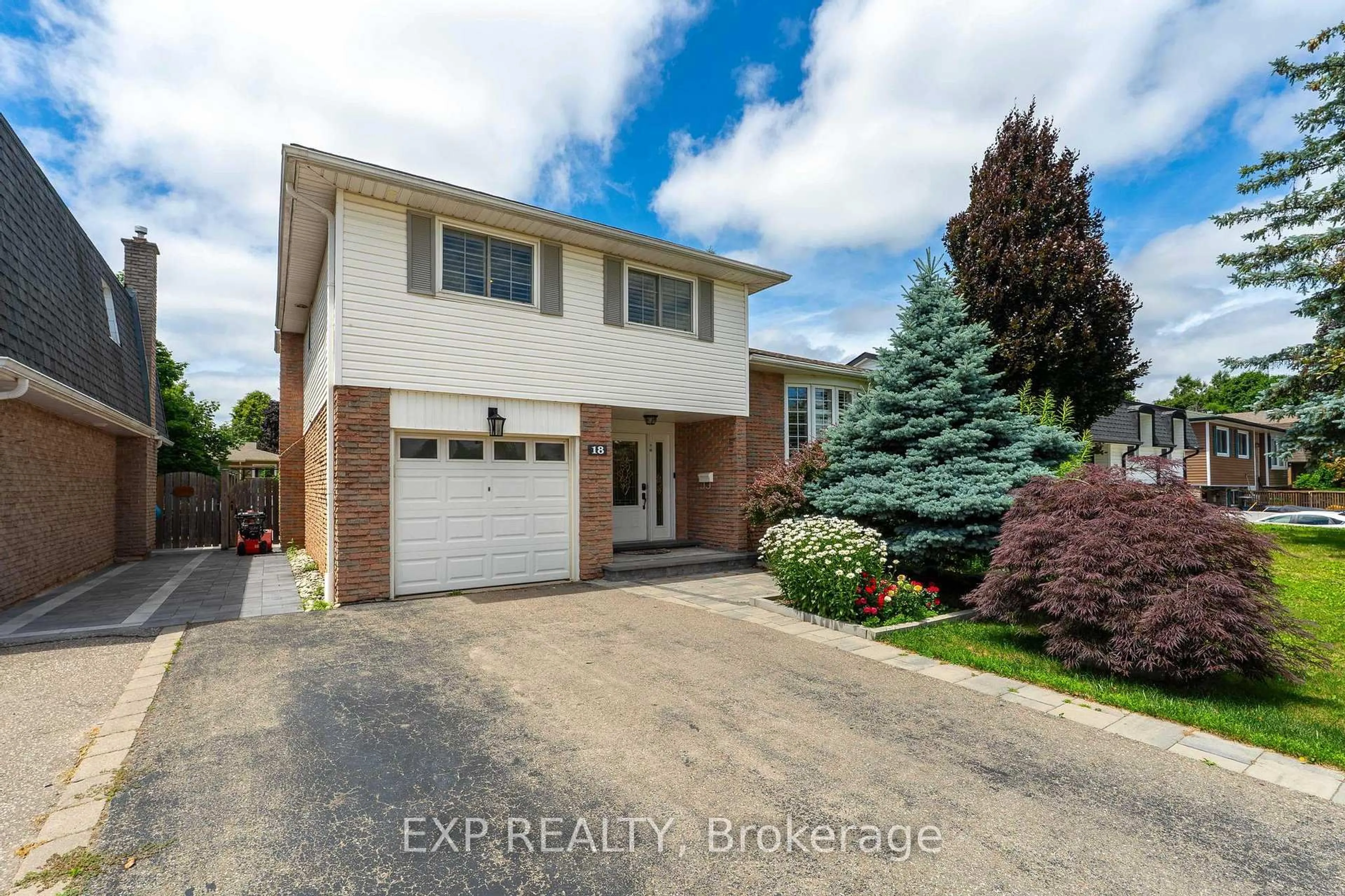 Home with brick exterior material, street for 18 Norman Ave, Halton Hills Ontario L7J 2R4