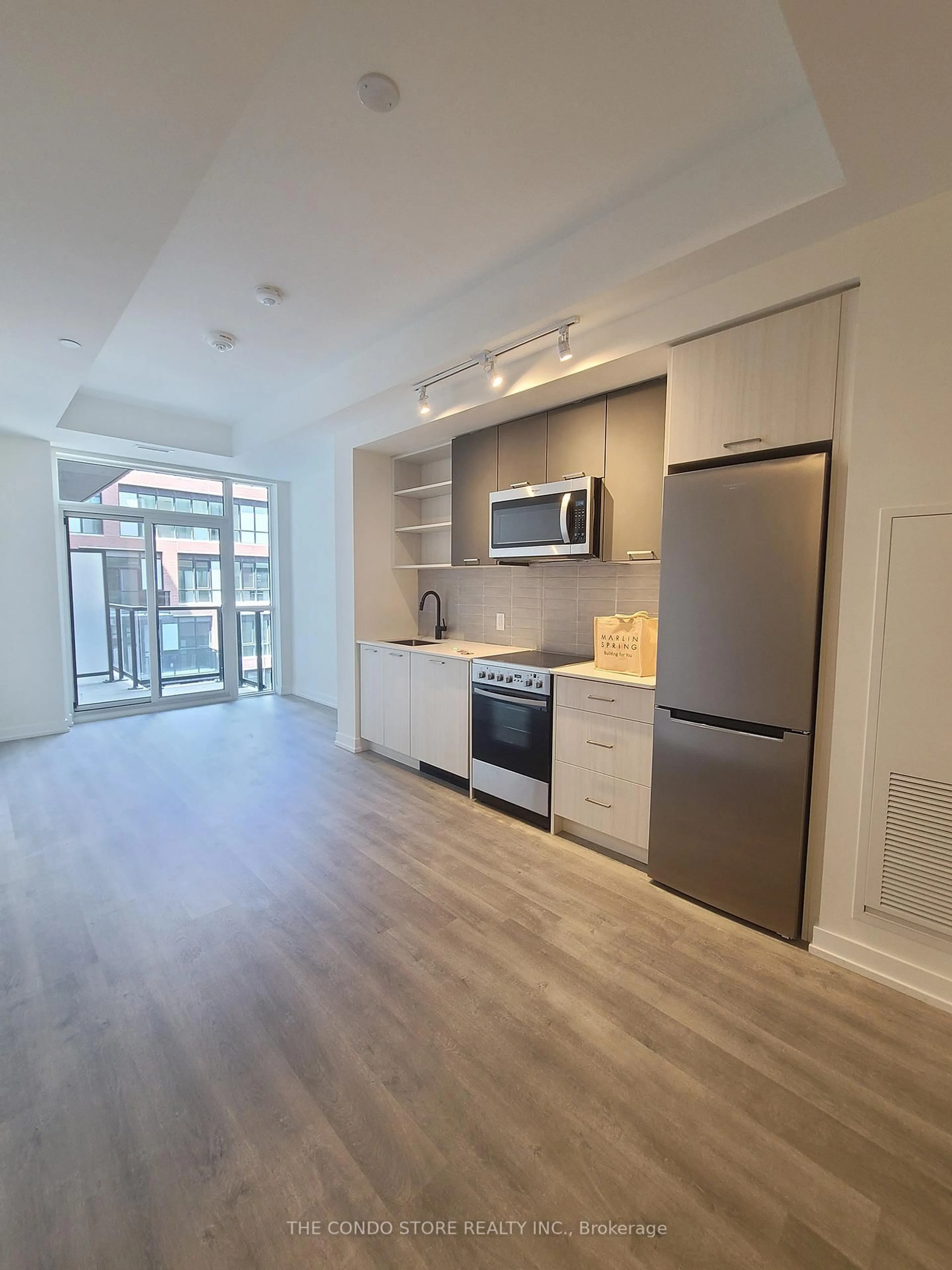 Open concept kitchen, unknown for 2300 St.Clair Ave #612, Toronto Ontario M6N 1K8