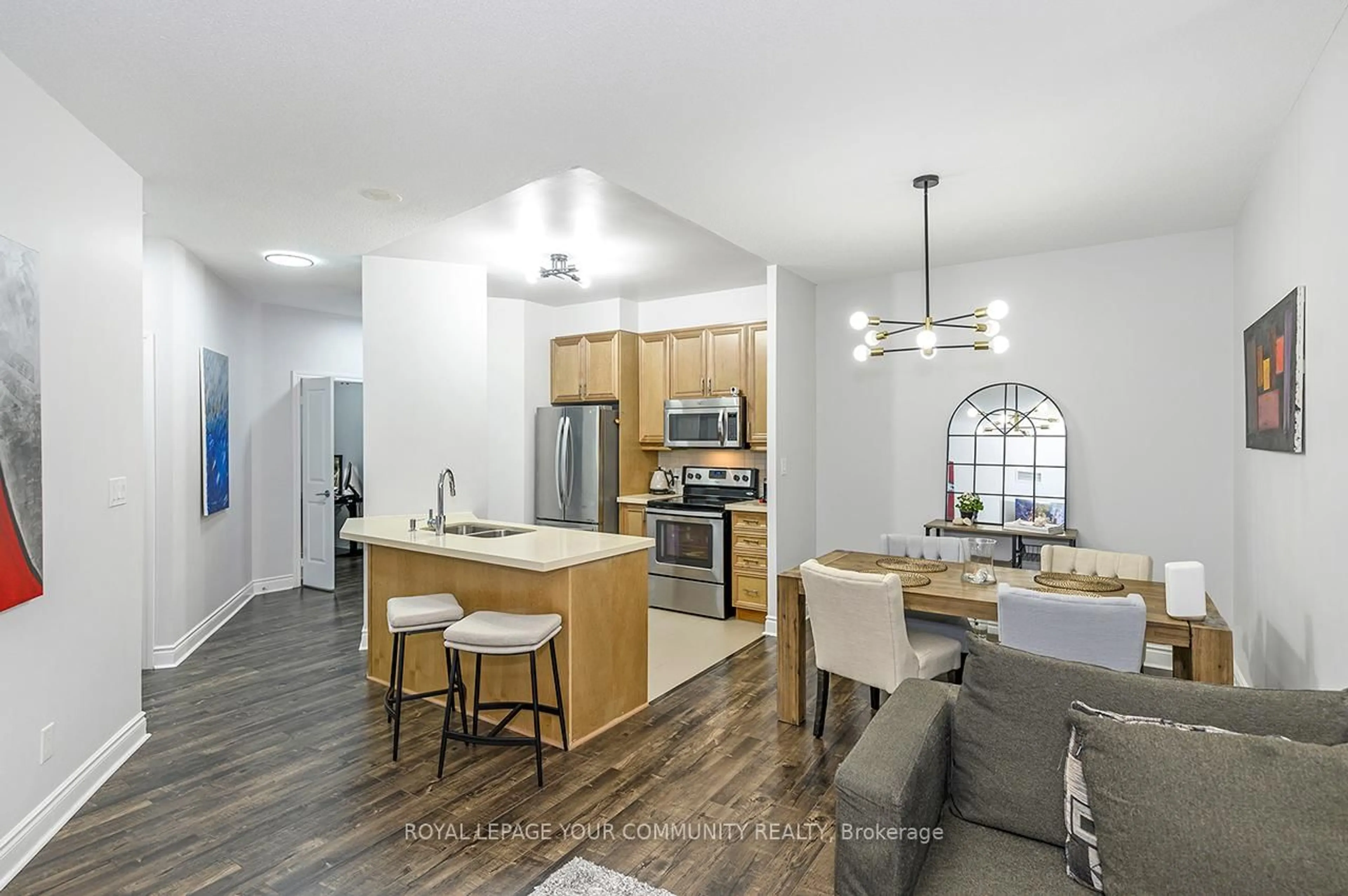 Open concept kitchen, unknown for 25 Earlington Ave #114, Toronto Ontario M8X 3A3