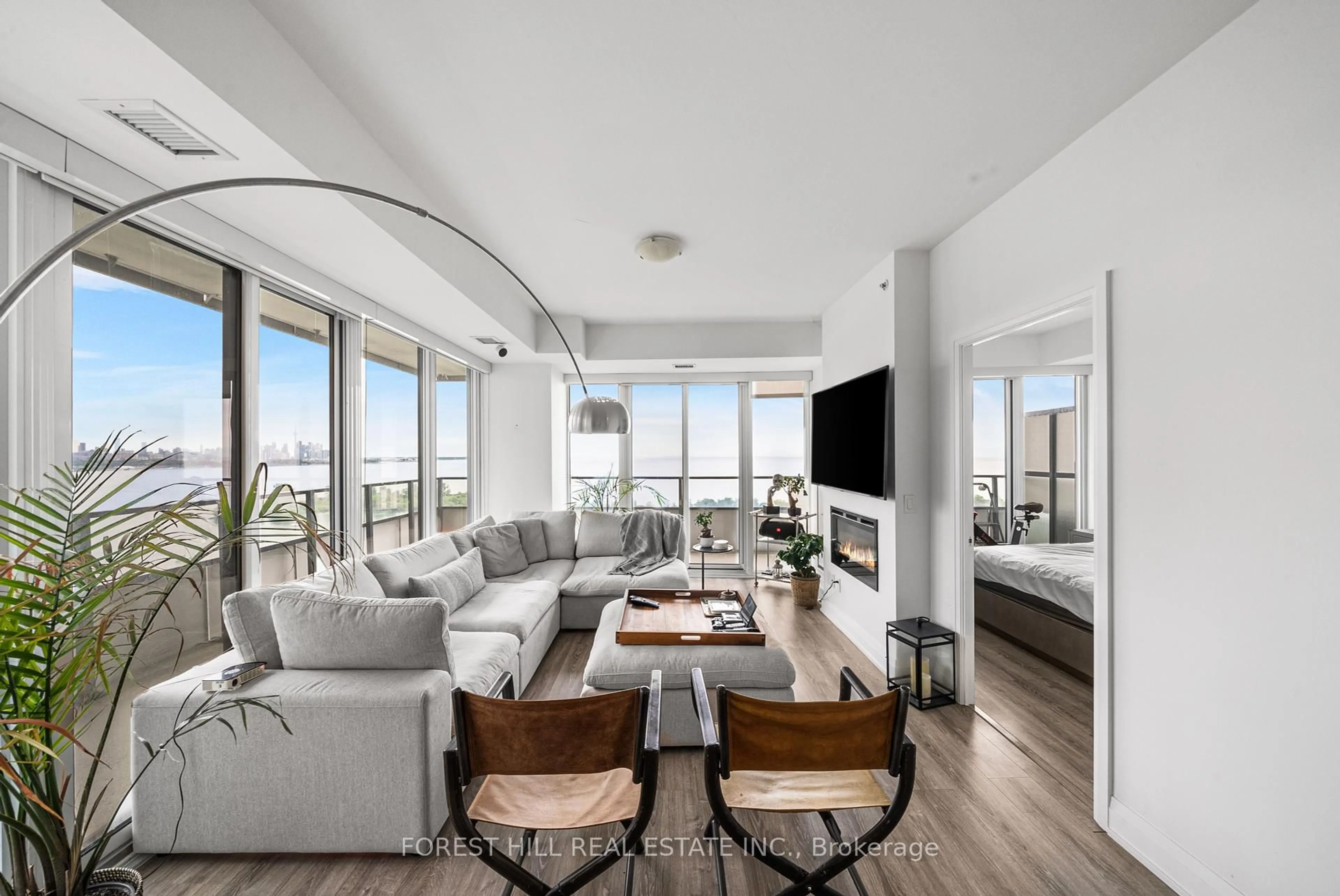 Living room with furniture, unknown for 20 Shore Breeze Dr #1507, Toronto Ontario M8V 0J1