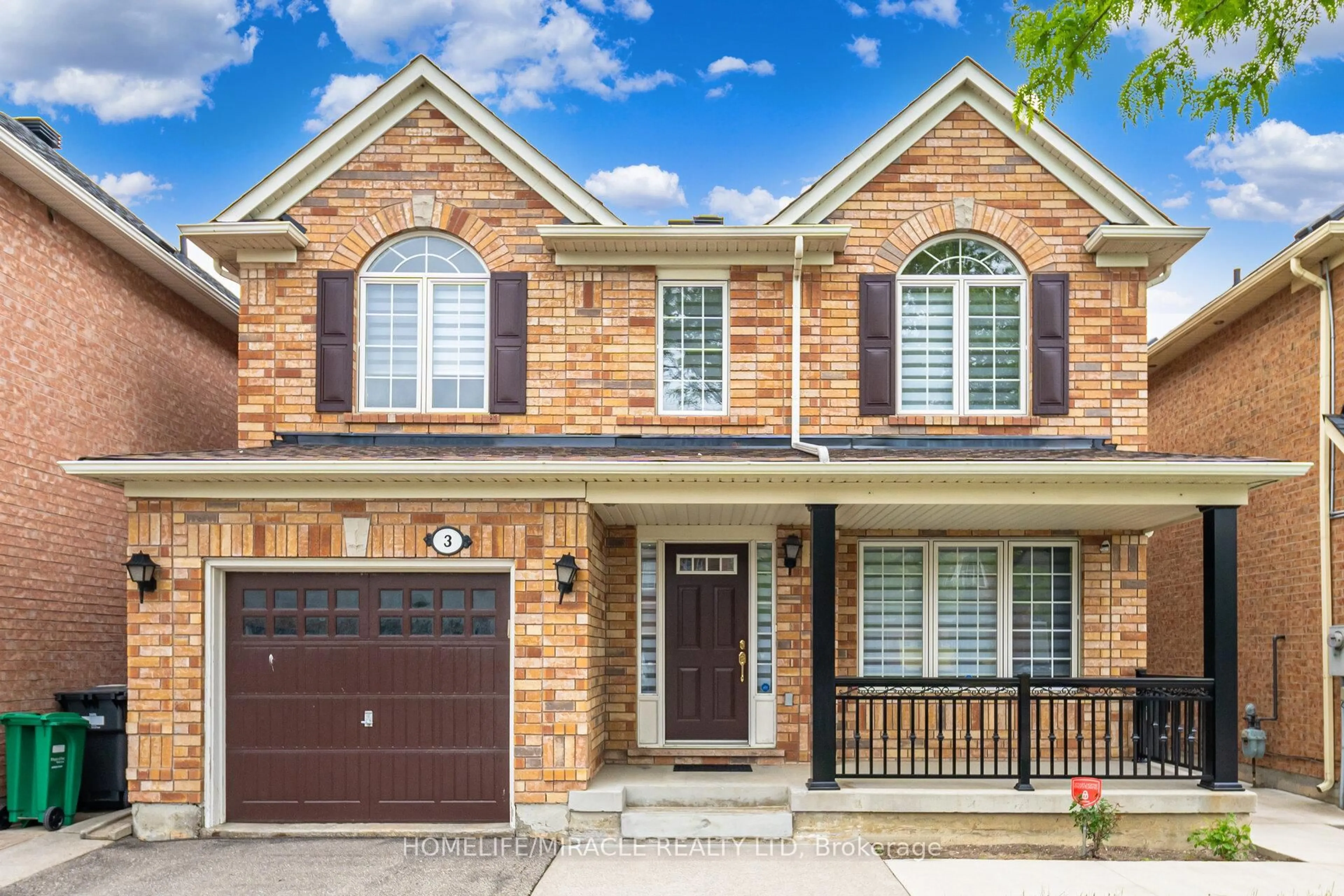 Home with brick exterior material, street for 3 Catchfly Cres, Brampton Ontario L6P 2H8