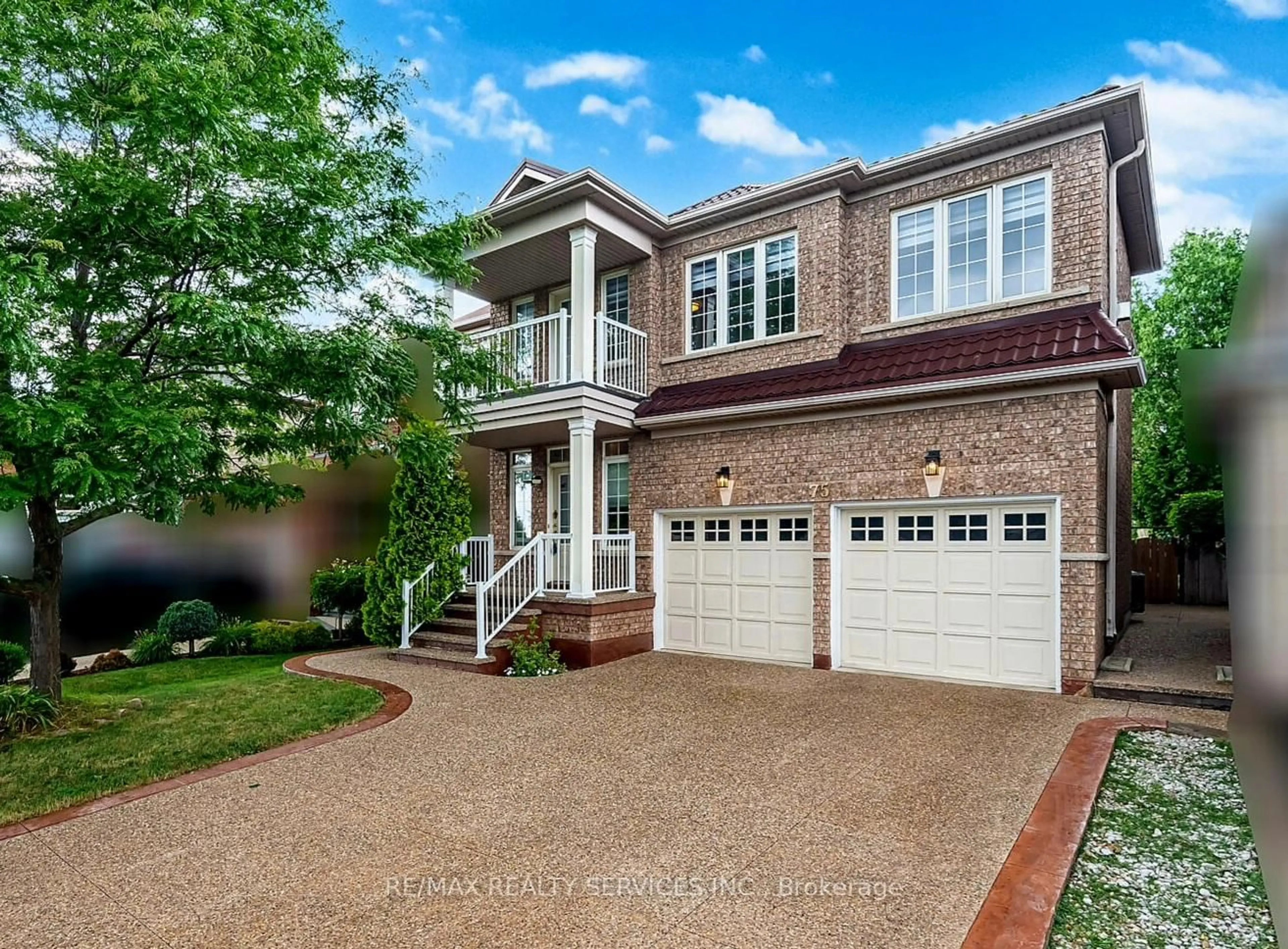Home with brick exterior material, street for 75 Harbourtown Cres, Brampton Ontario L6V 4P5
