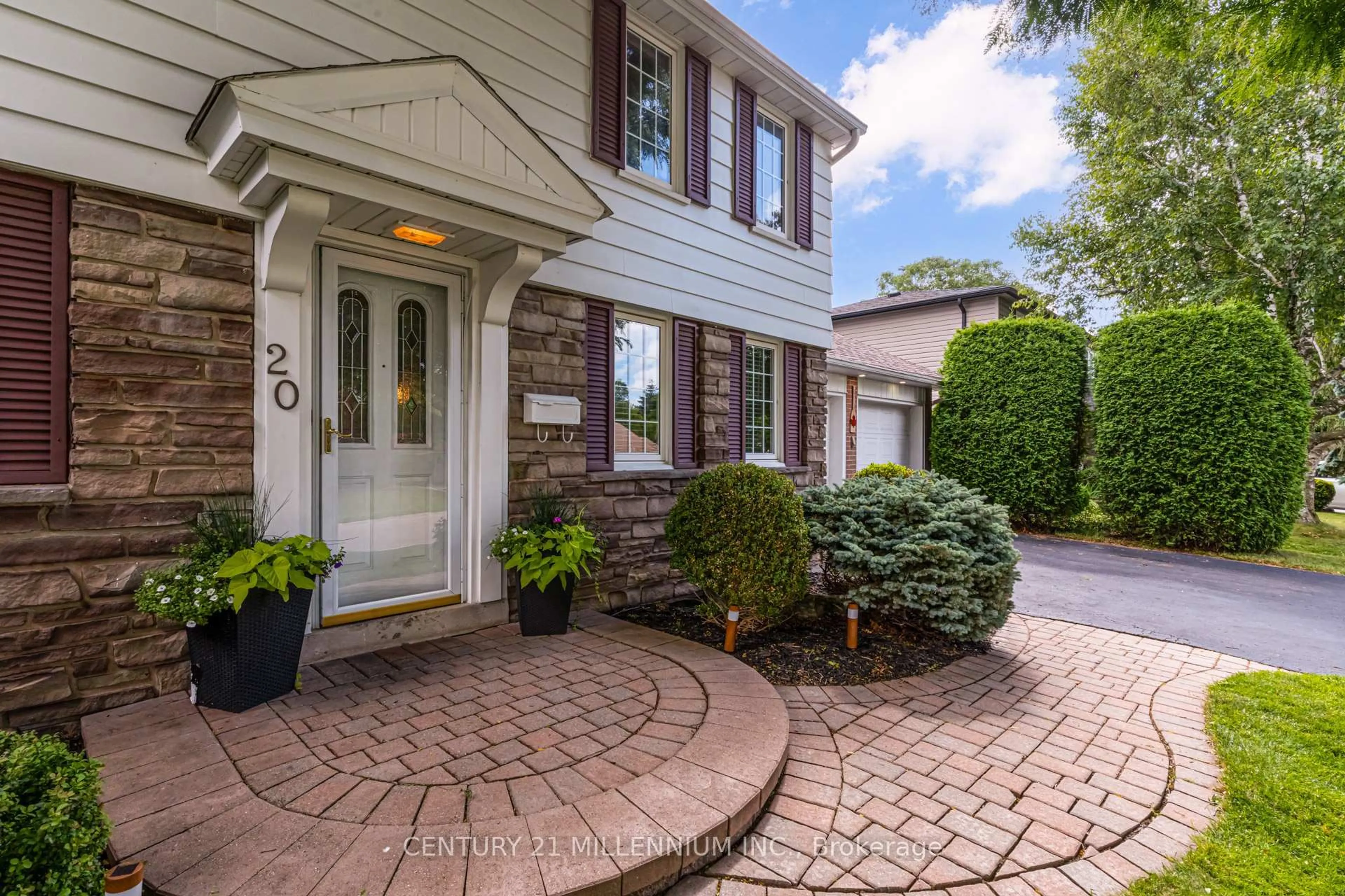 Home with brick exterior material, street for 20 Alderway Ave, Brampton Ontario L6Y 2B7
