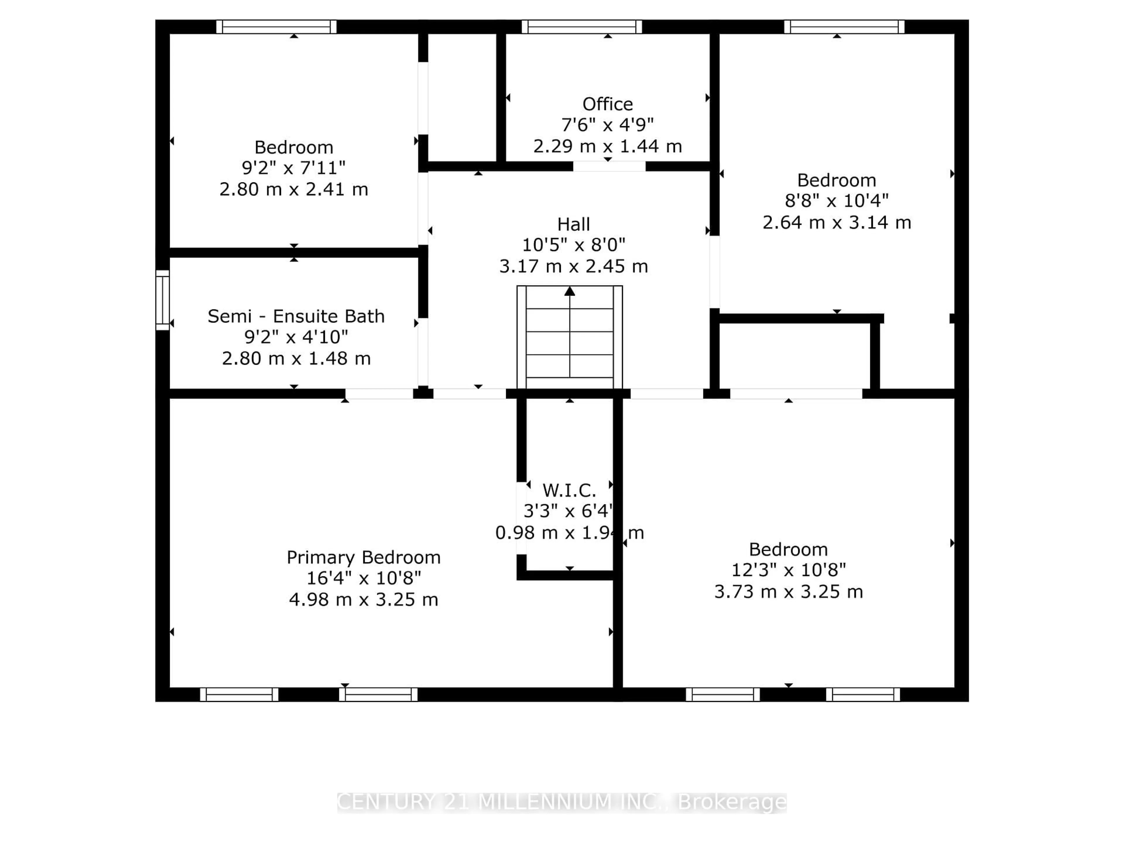 Floor plan for 20 Alderway Ave, Brampton Ontario L6Y 2B7