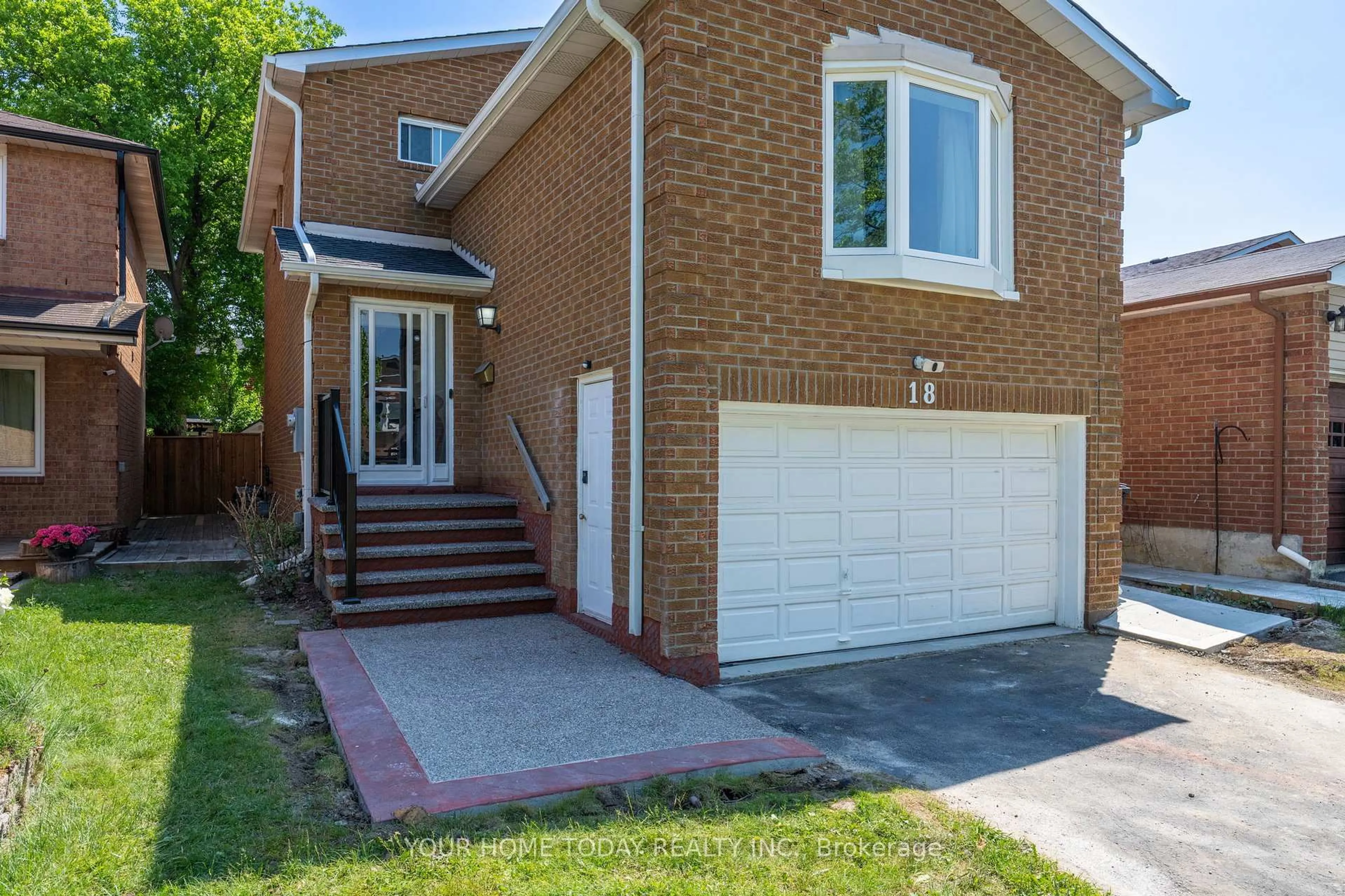 Home with brick exterior material, street for 18 Alabaster Dr, Brampton Ontario L6V 4E4