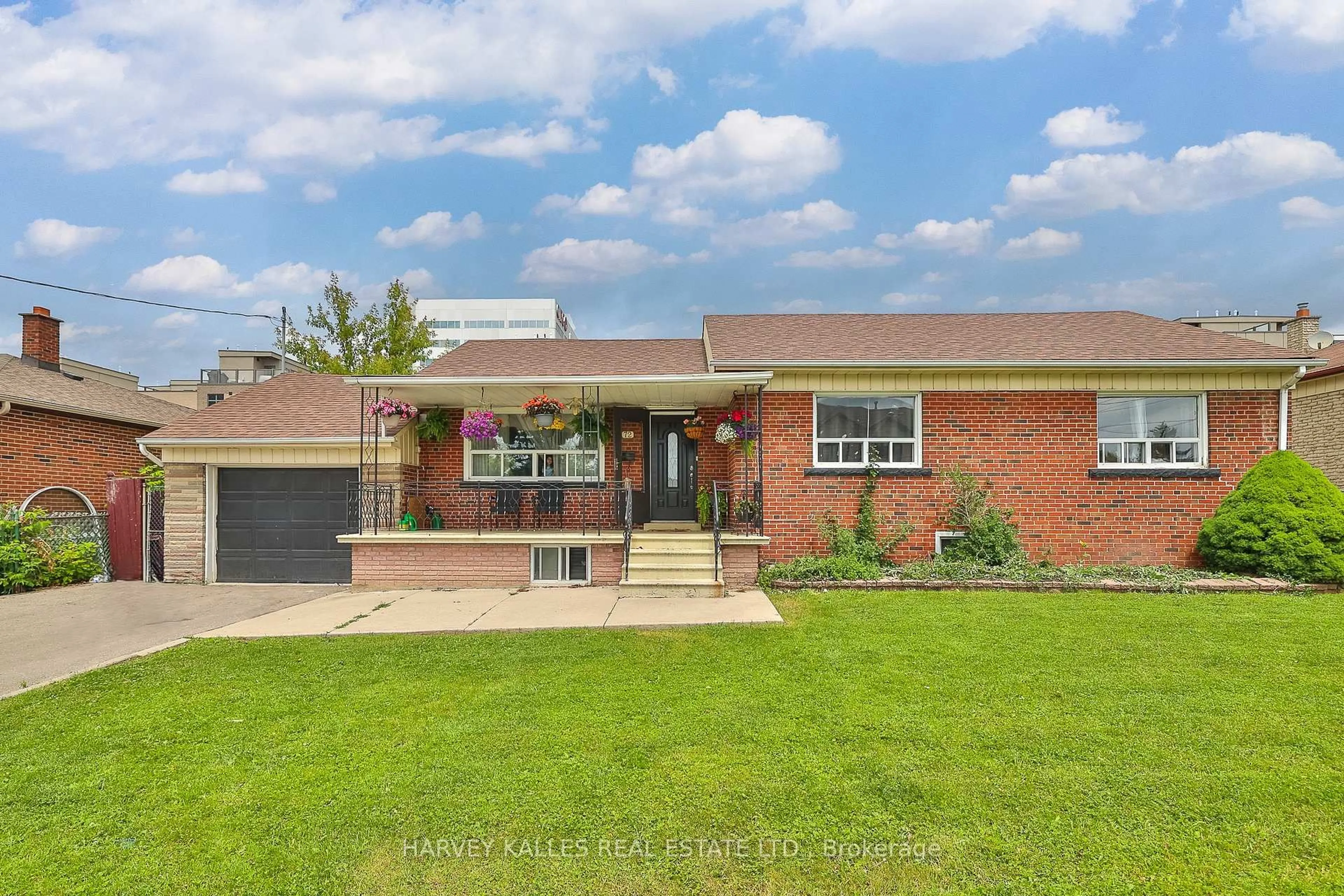 Home with brick exterior material, street for 72 Cork Ave, Toronto Ontario M6B 2Y2