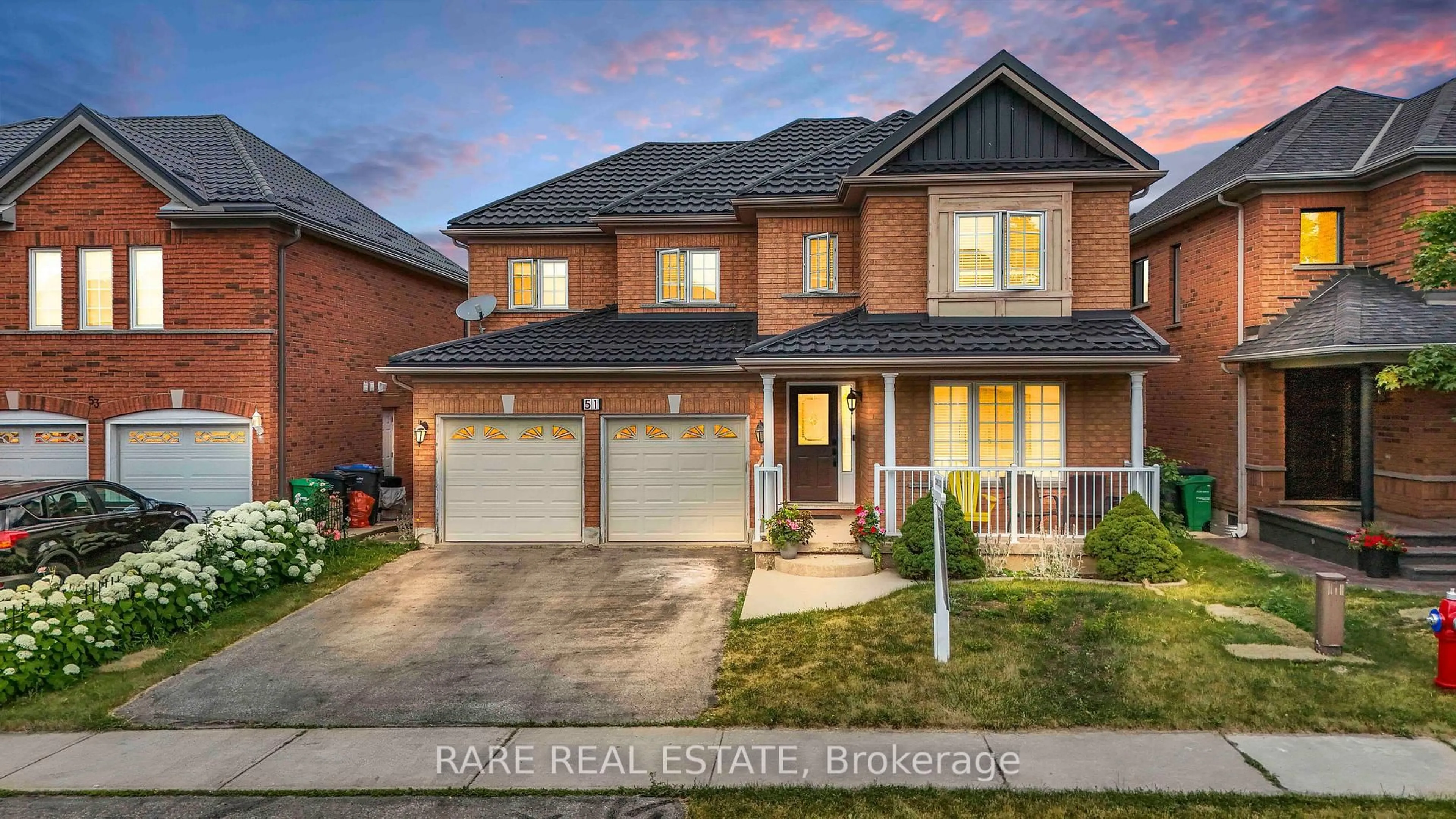 Home with brick exterior material, street for 51 Wild Indigo Cres, Brampton Ontario L6R 2J9