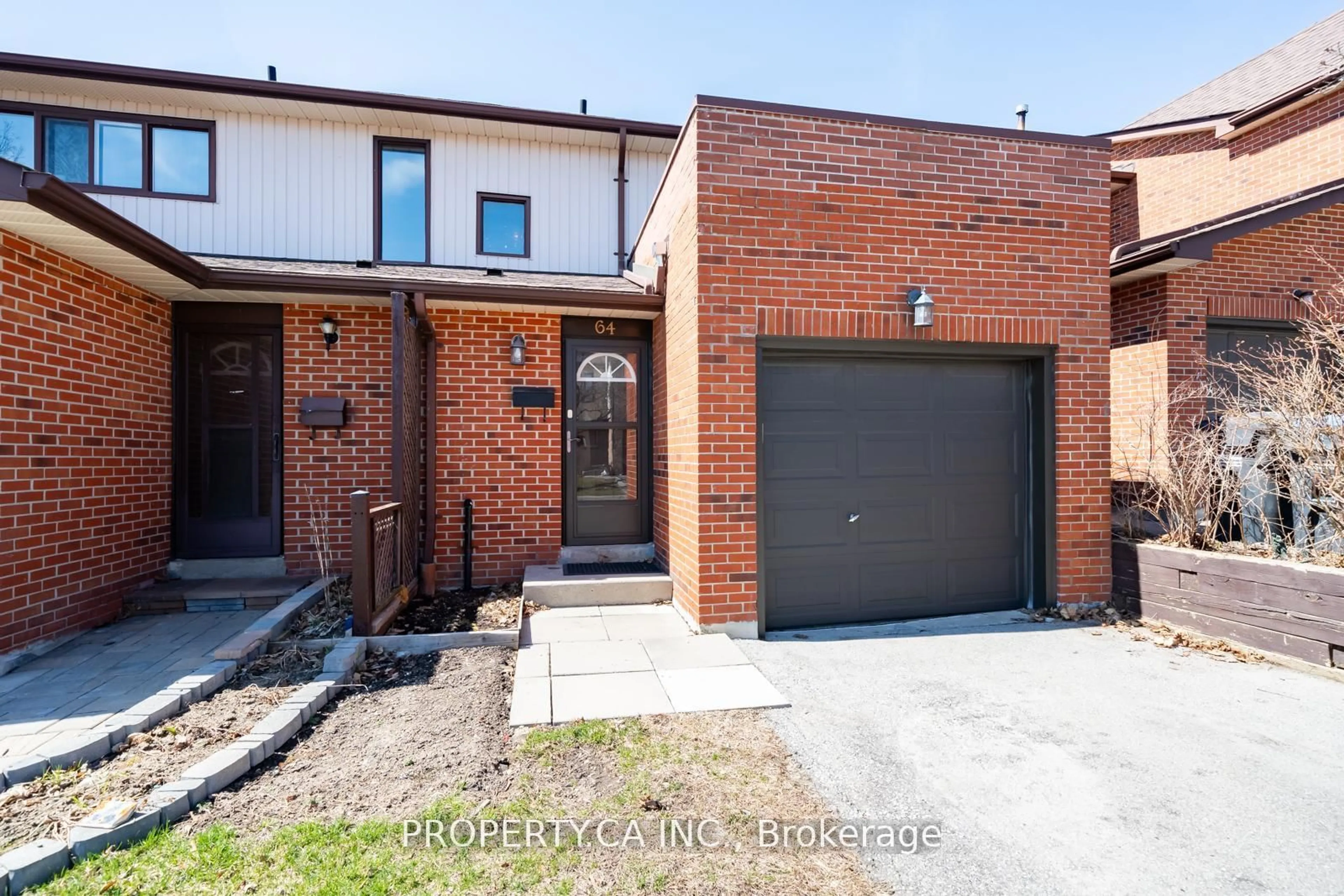 Home with brick exterior material, street for 64 Dawson Cres, Brampton Ontario L6V 3M6