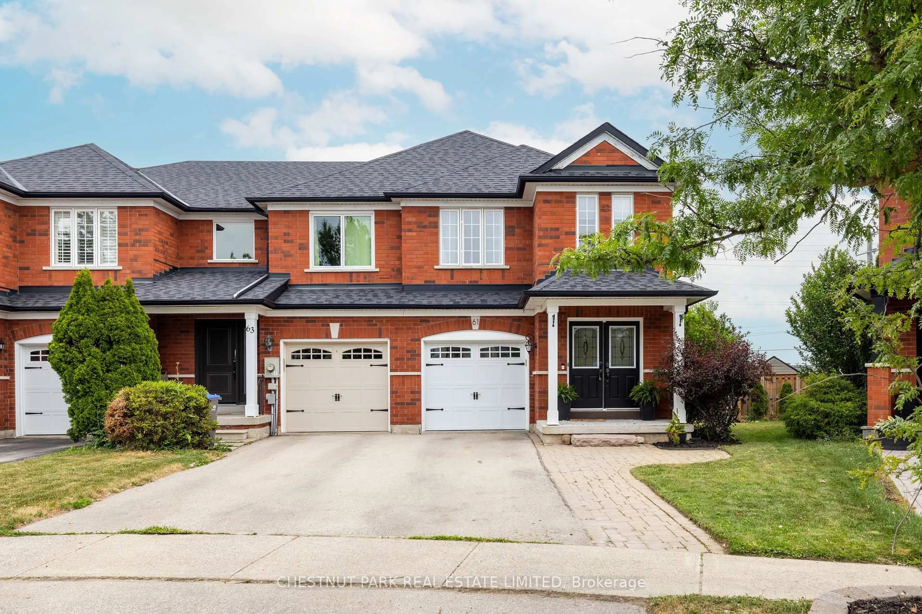 Home with brick exterior material, street for 61 Frank Johnston Rd, Caledon Ontario L7E 2L6
