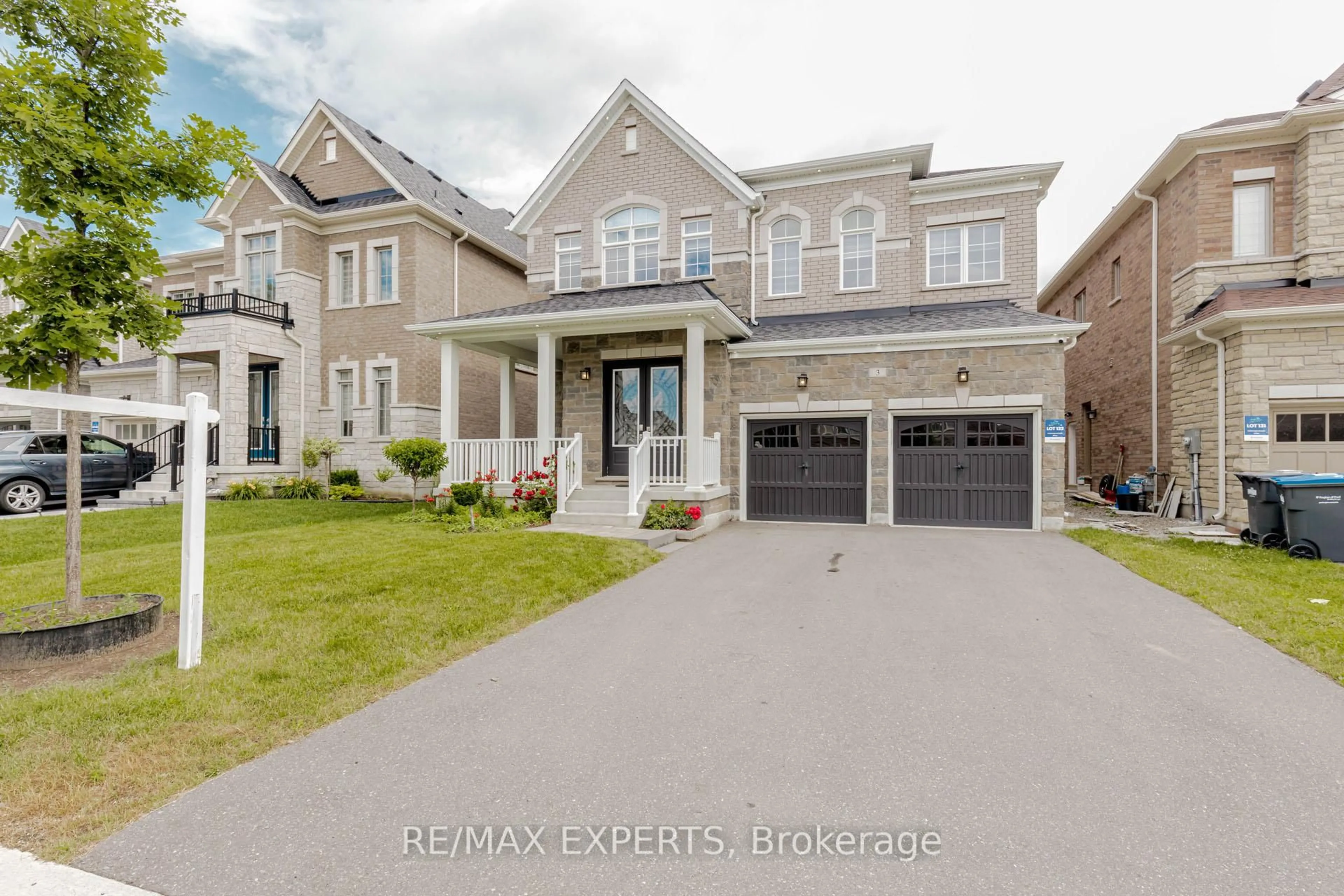 Home with brick exterior material, street for 3 Richard Oxtoby Rd, Caledon Ontario L7C 4G2