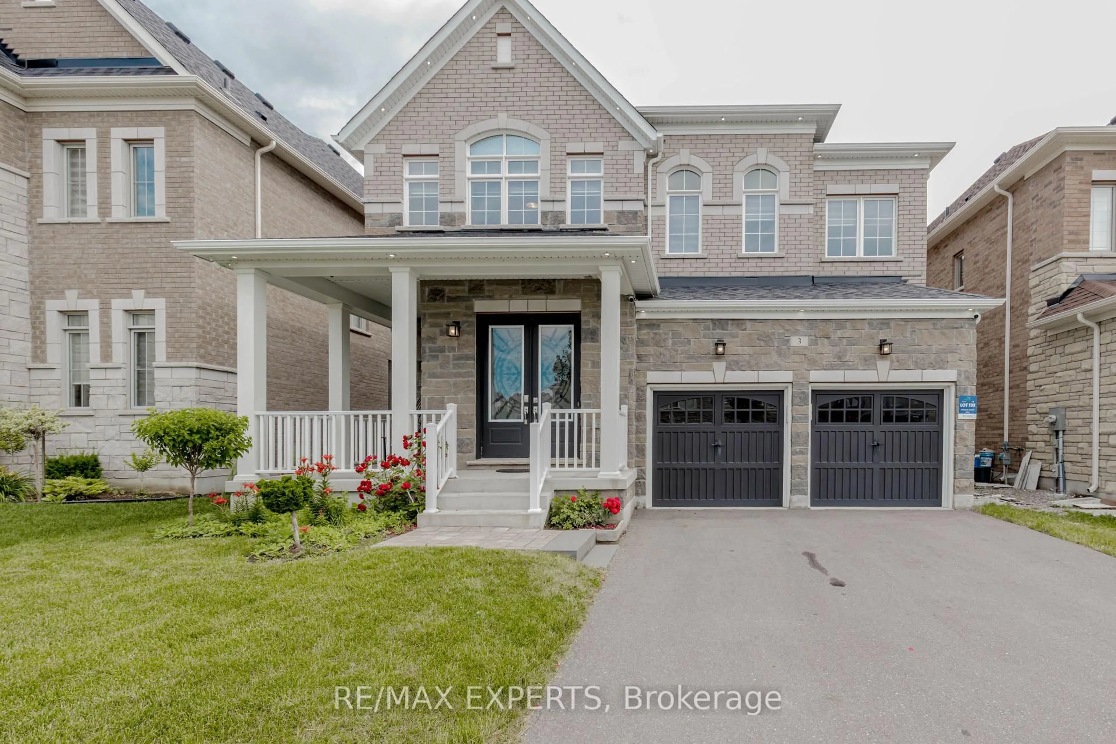 Home with brick exterior material, street for 3 Richard Oxtoby Rd, Caledon Ontario L7C 4G2
