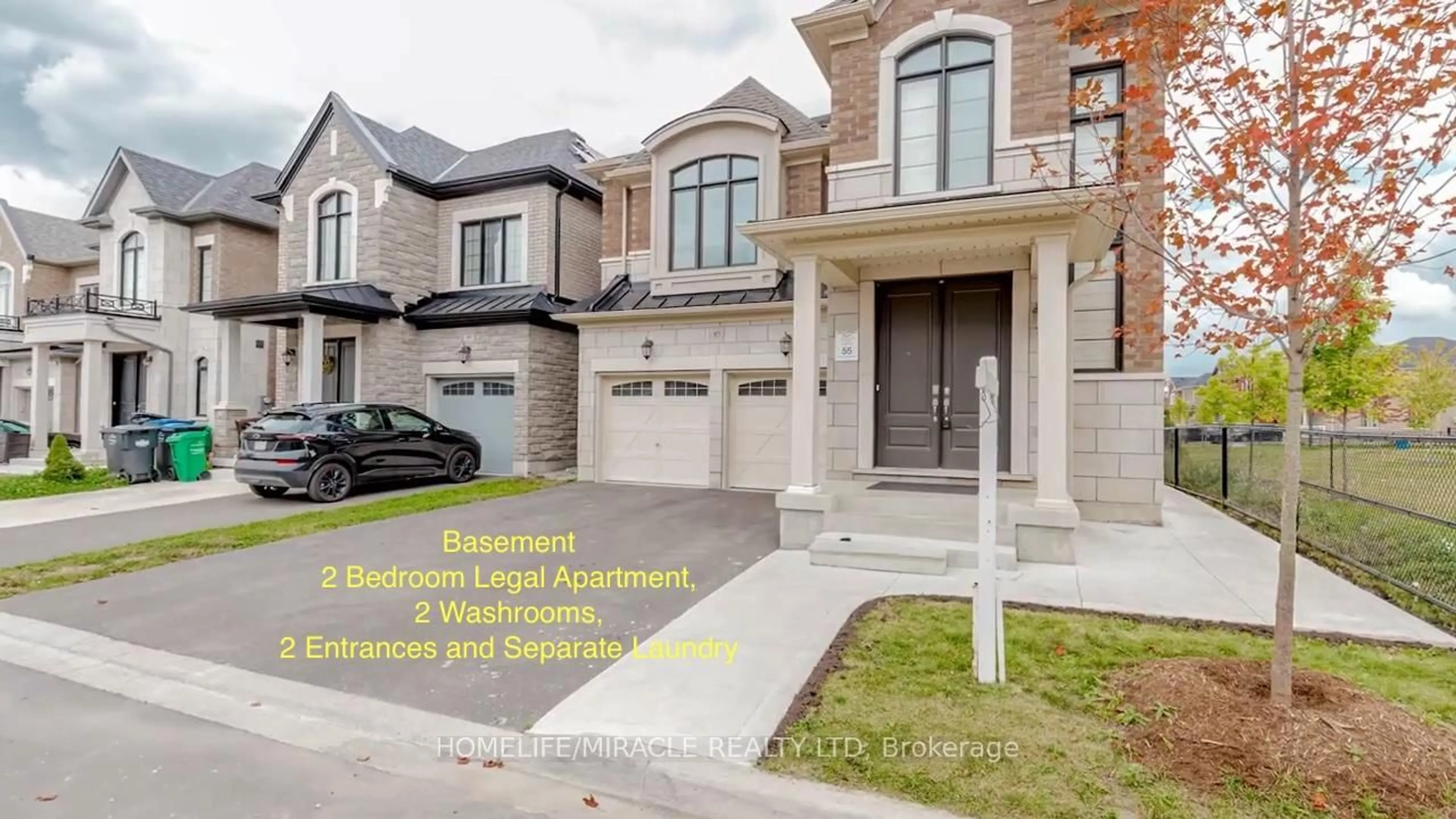 Home with brick exterior material, street for 57 Brent Stephens Way, Brampton Ontario L7A 5B5