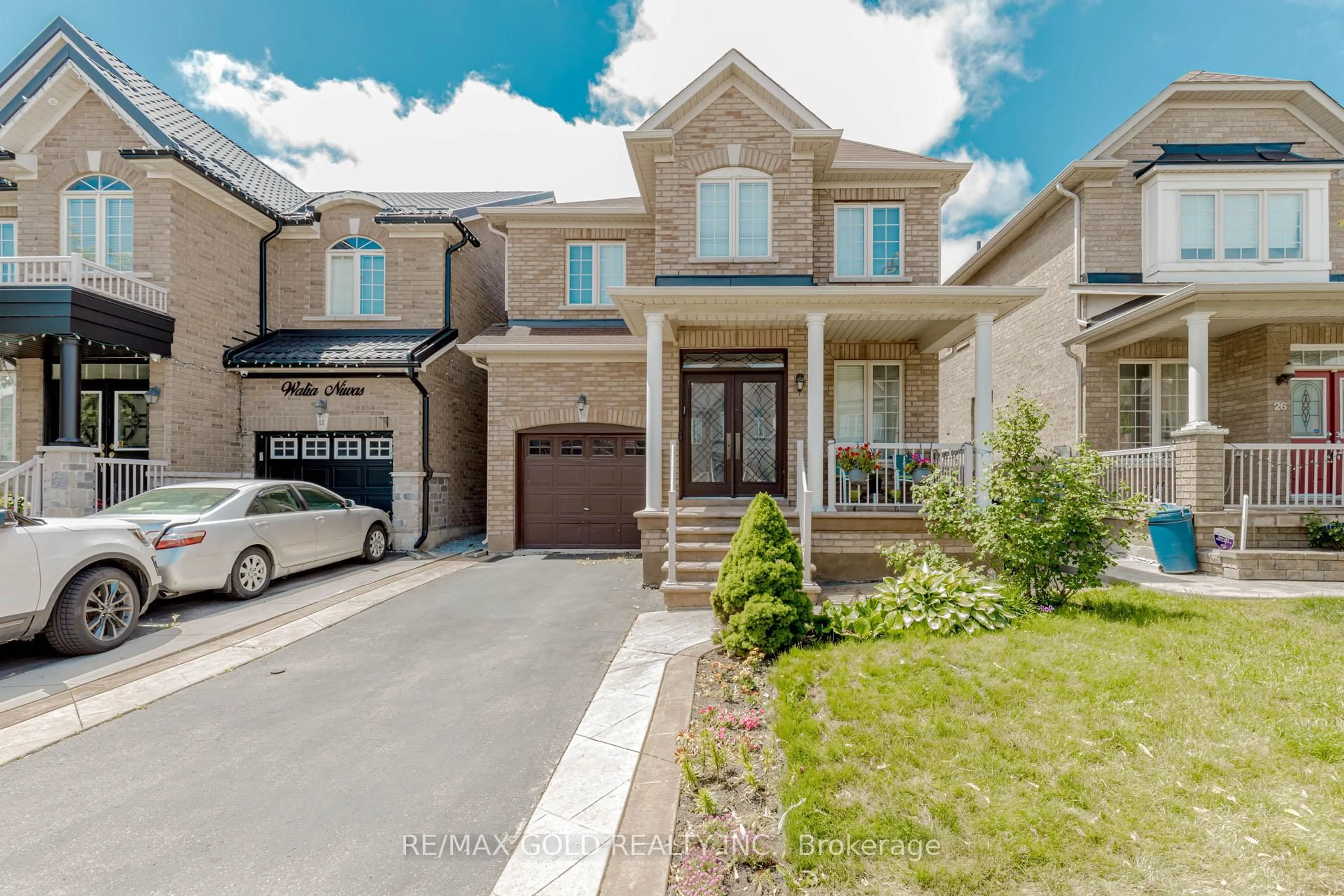 Home with brick exterior material, street for 24 Frostbite Lane, Brampton Ontario L6R 3L6