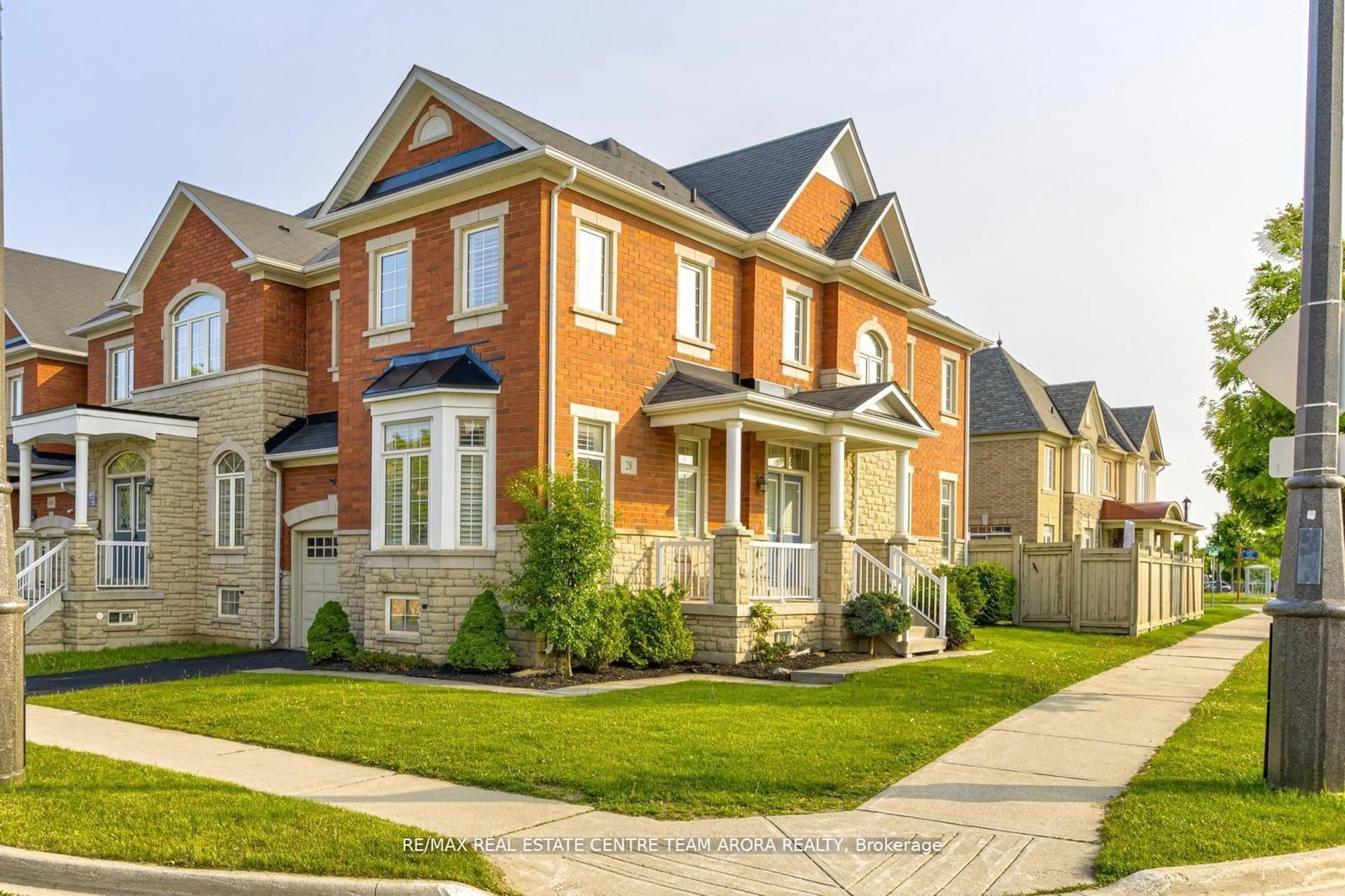 Home with brick exterior material, street for 28 Sixteen Mile Dr, Oakville Ontario L6M 0S7