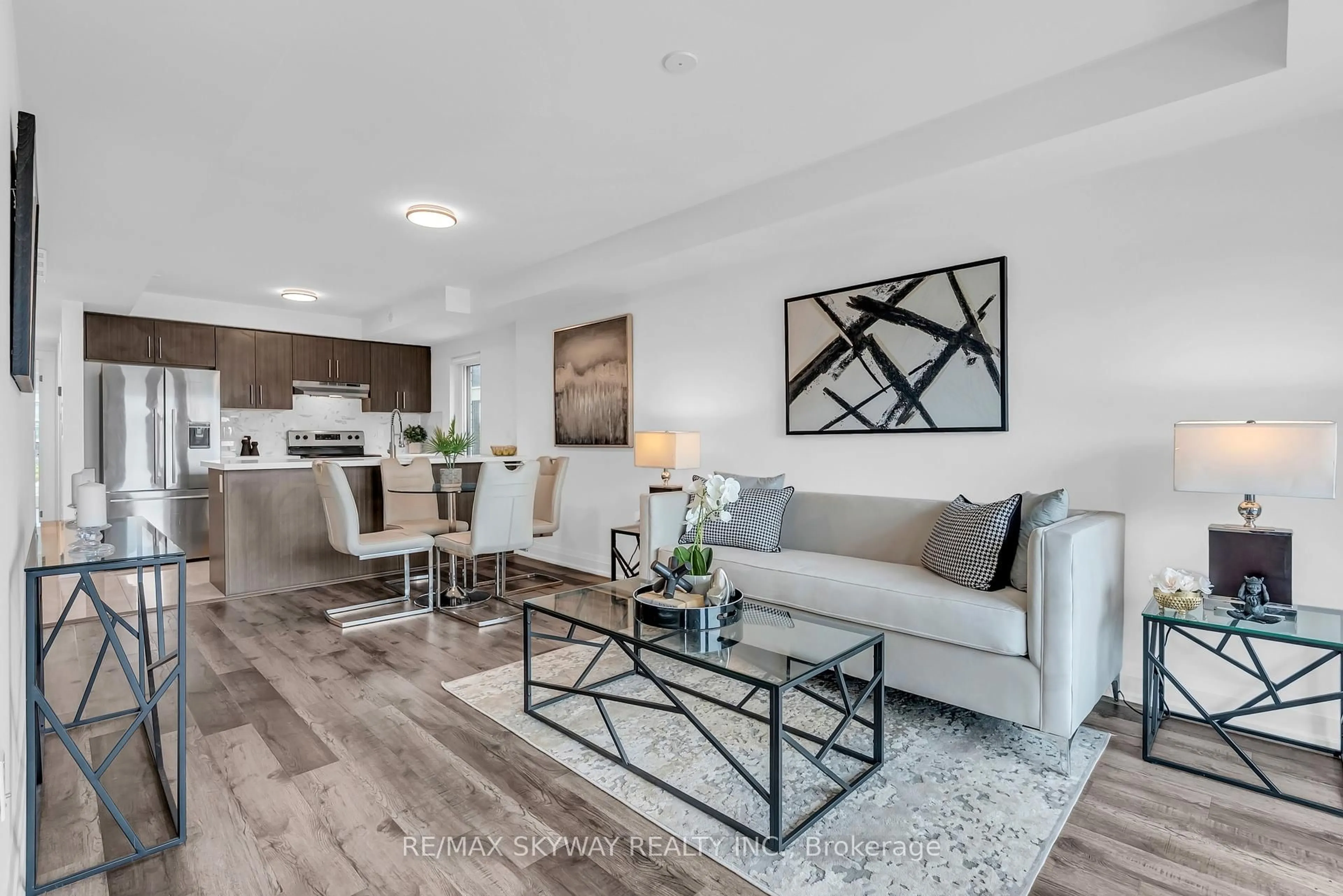 Living room with furniture, unknown for 185 Veterans Dr #16, Brampton Ontario L7A 5L2