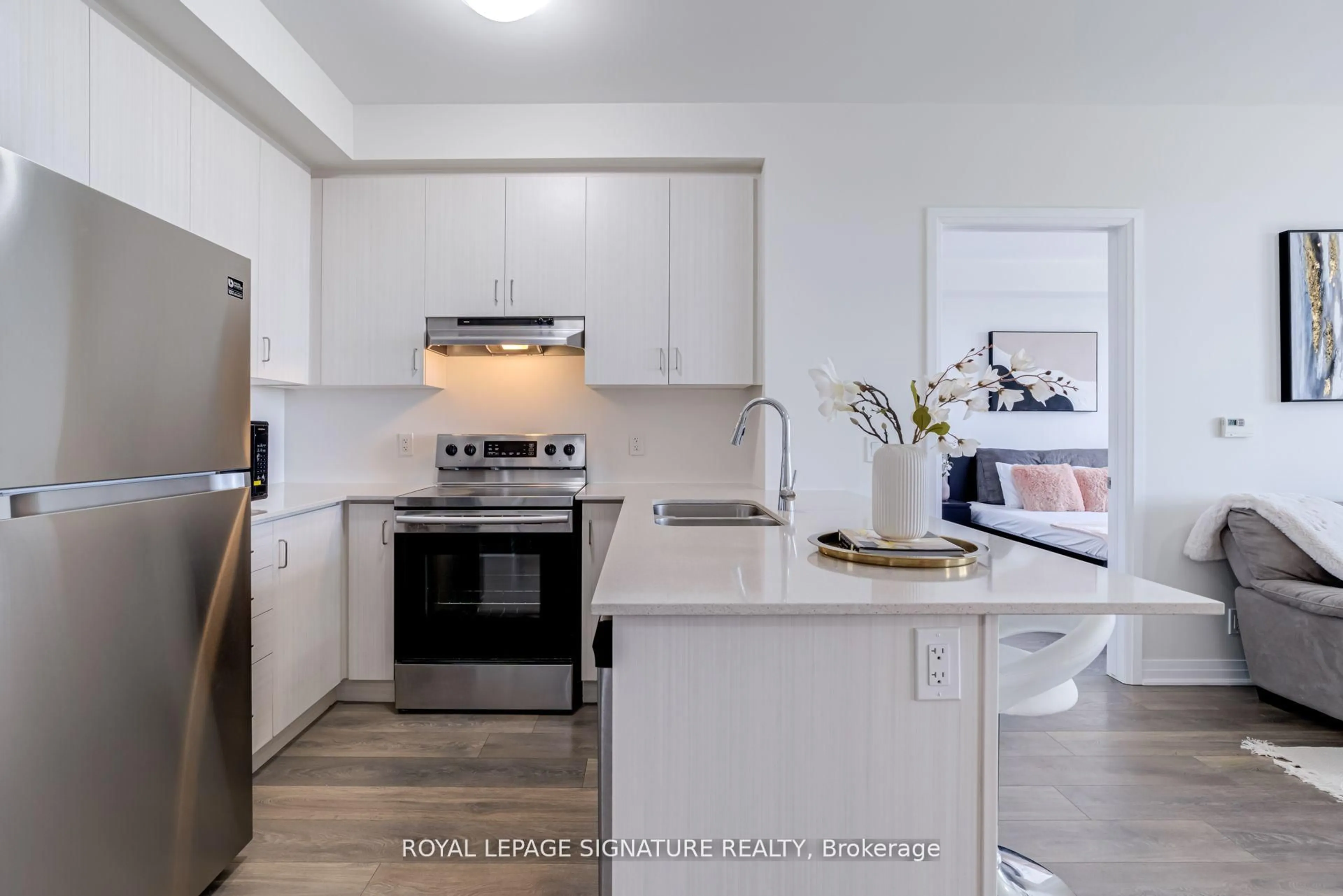 Open concept kitchen, unknown for 1105 Leger Way #505, Milton Ontario L9E 1K7