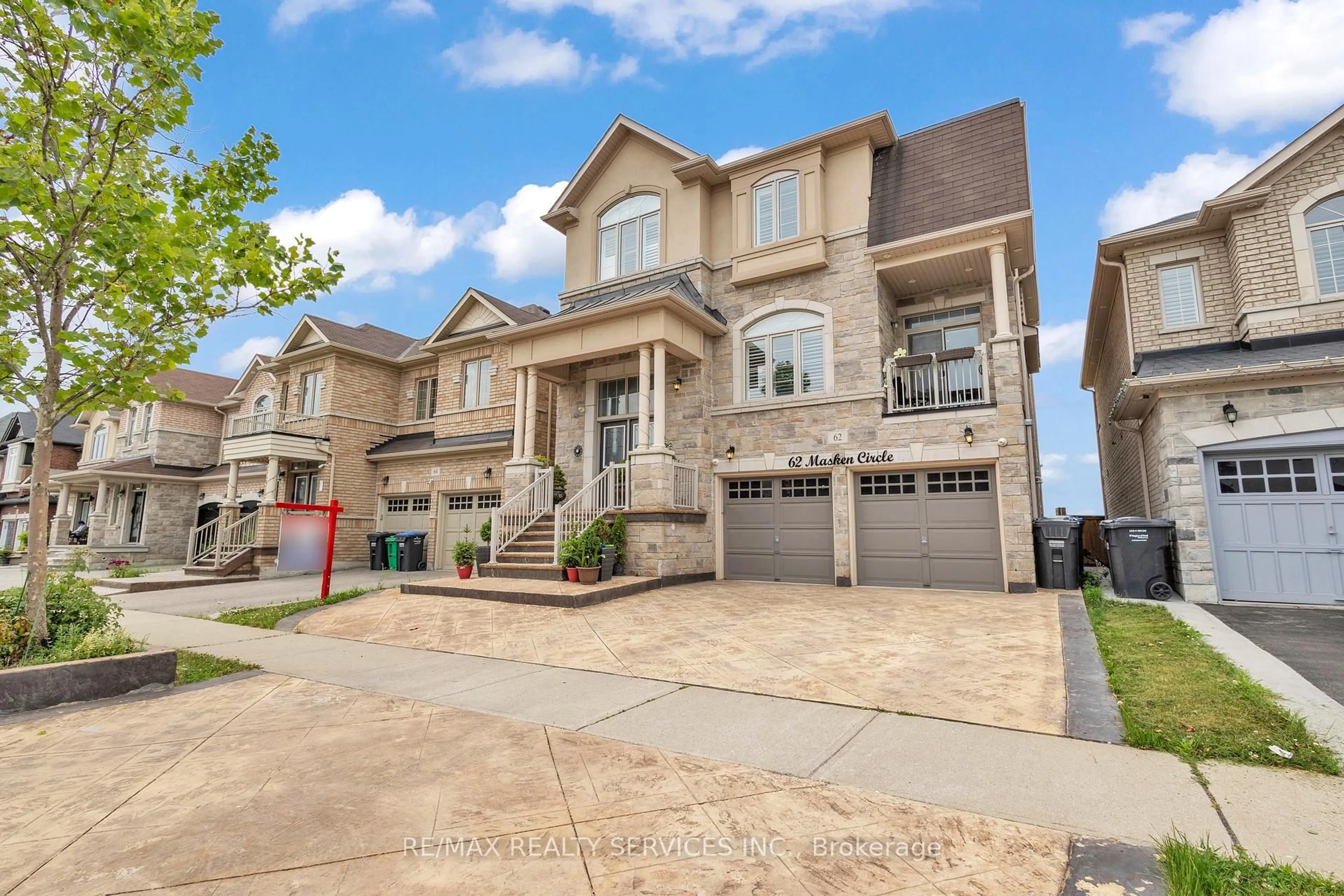 Home with brick exterior material, street for 62 Masken Circ, Brampton Ontario L7A 0G4