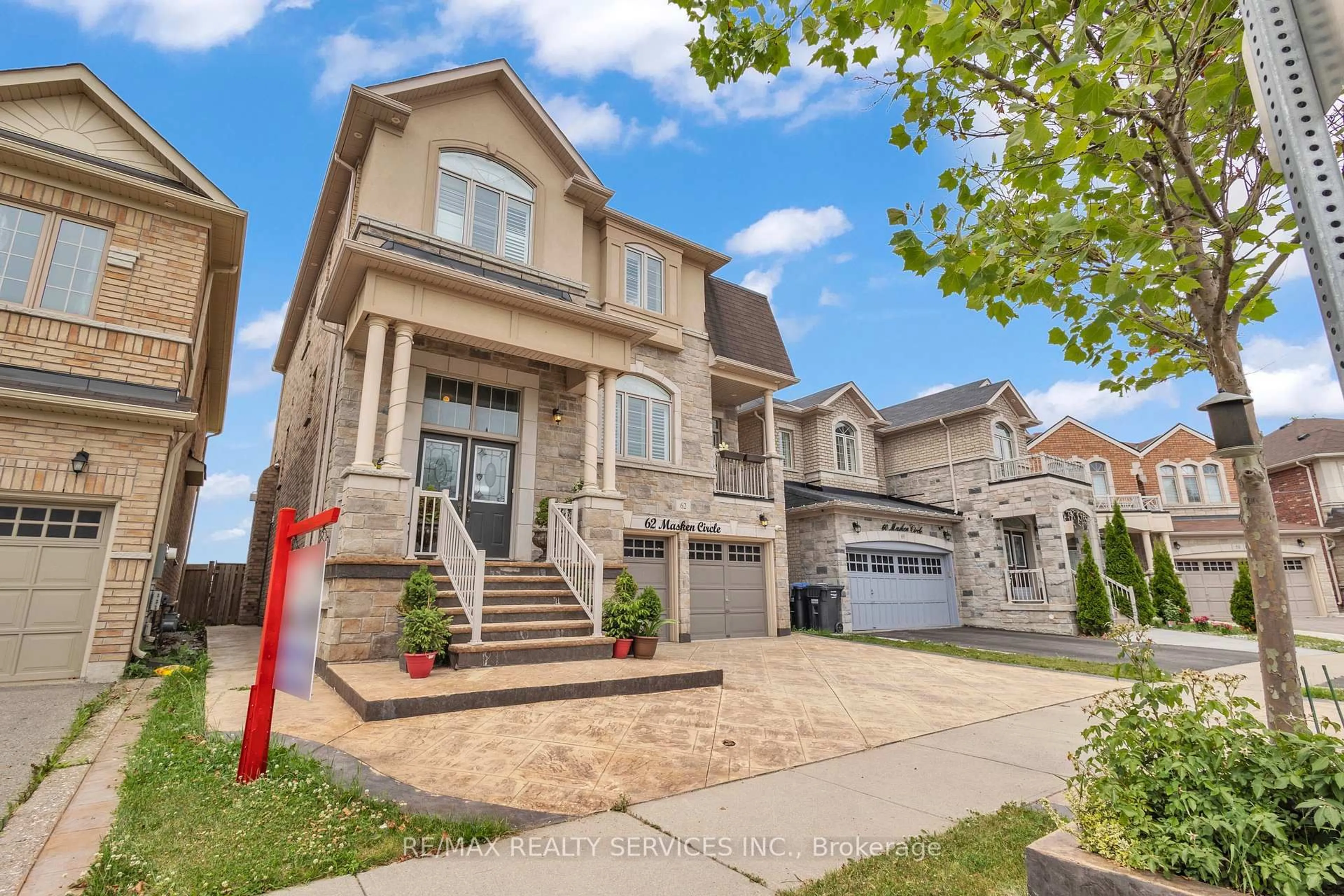 Home with brick exterior material, street for 62 Masken Circ, Brampton Ontario L7A 0G4