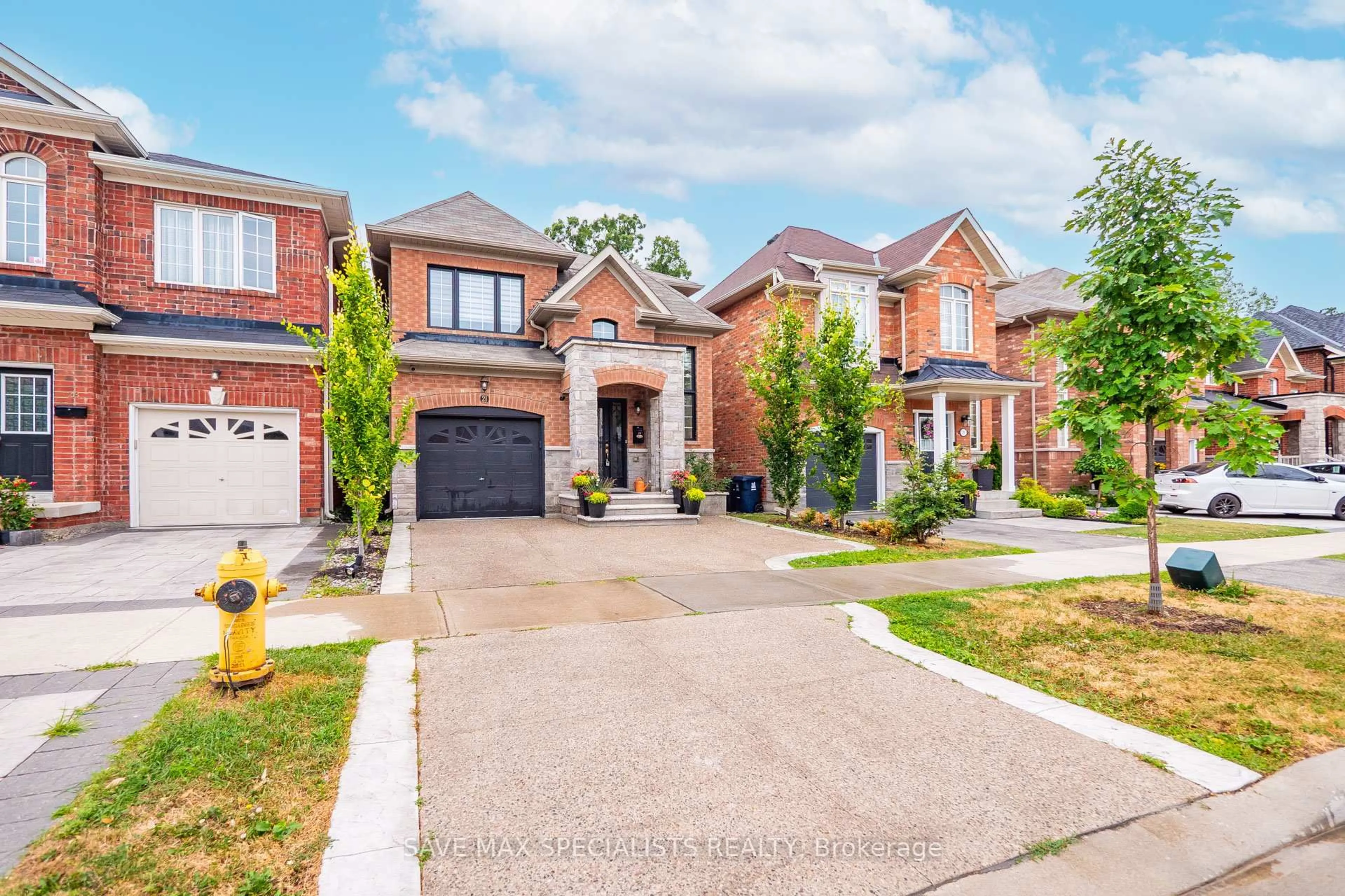 Home with brick exterior material, street for 21 Isaac Devins Blvd, Toronto Ontario M9M 0C7