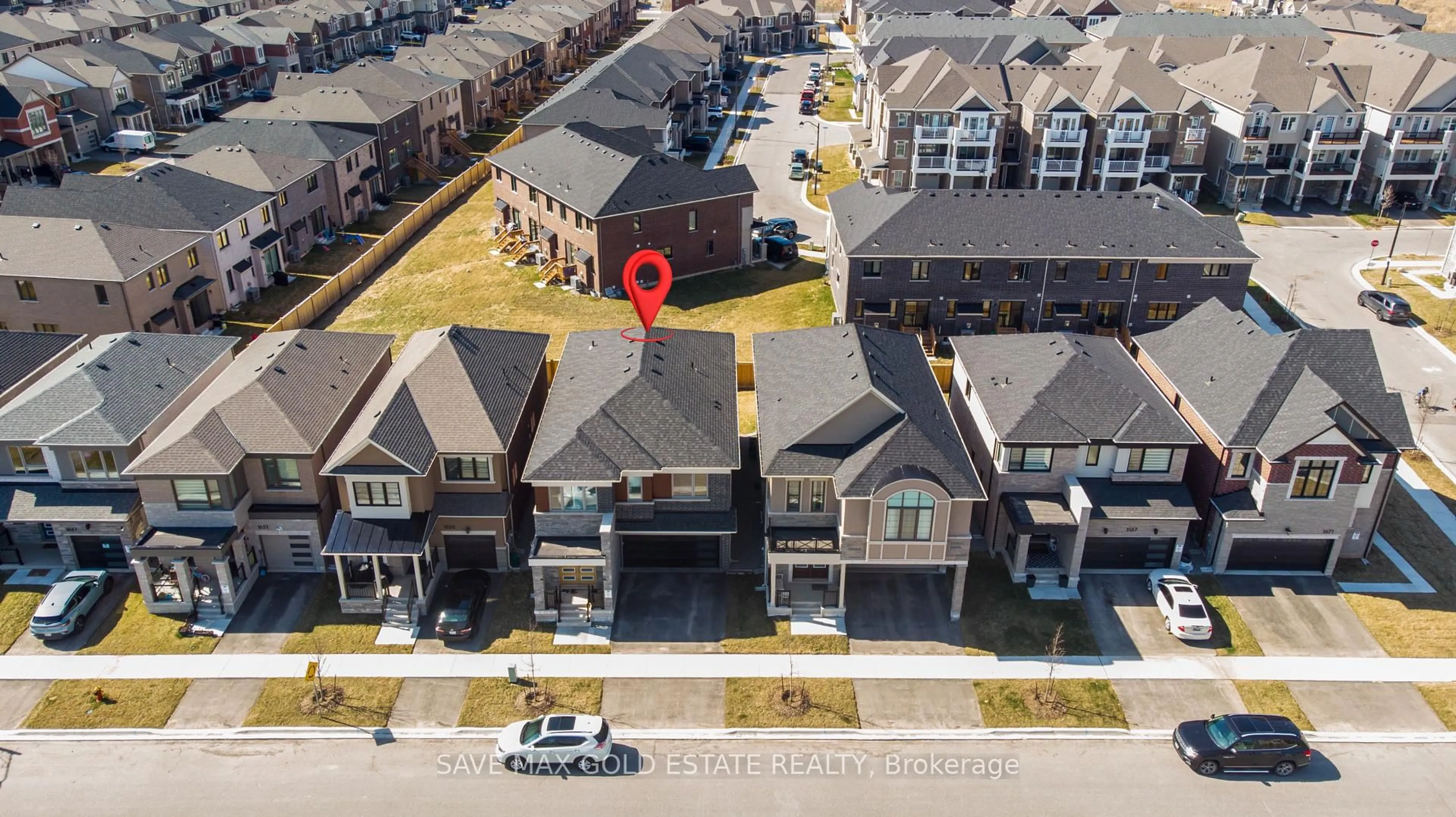 A pic from outside/outdoor area/front of a property/back of a property/a pic from drone, street for 1659 Whitlock Ave, Milton Ontario L9E 2A4