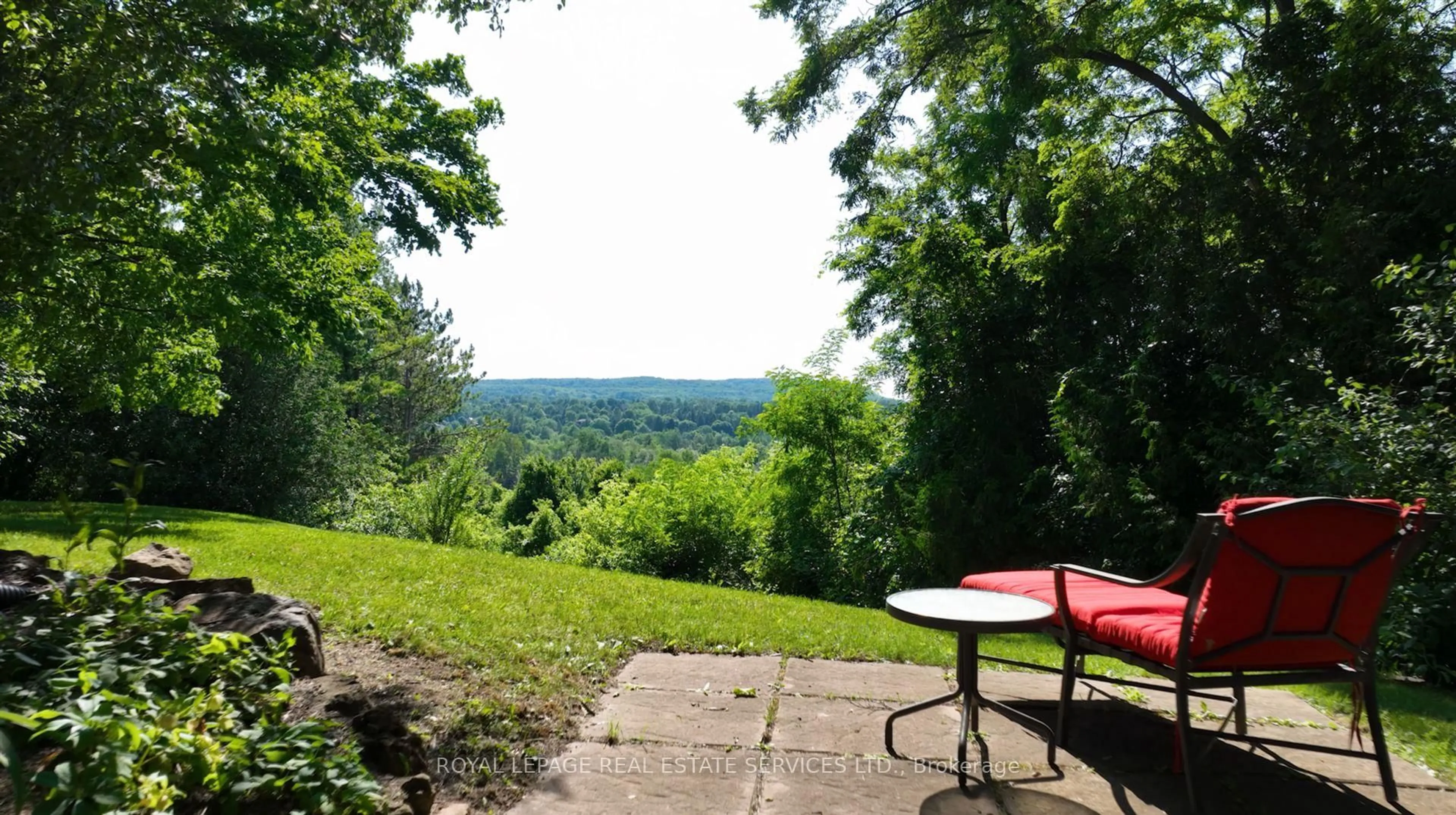 Patio, forest/trees view for 15624 Hurontario St, Caledon Ontario L7C 2C4