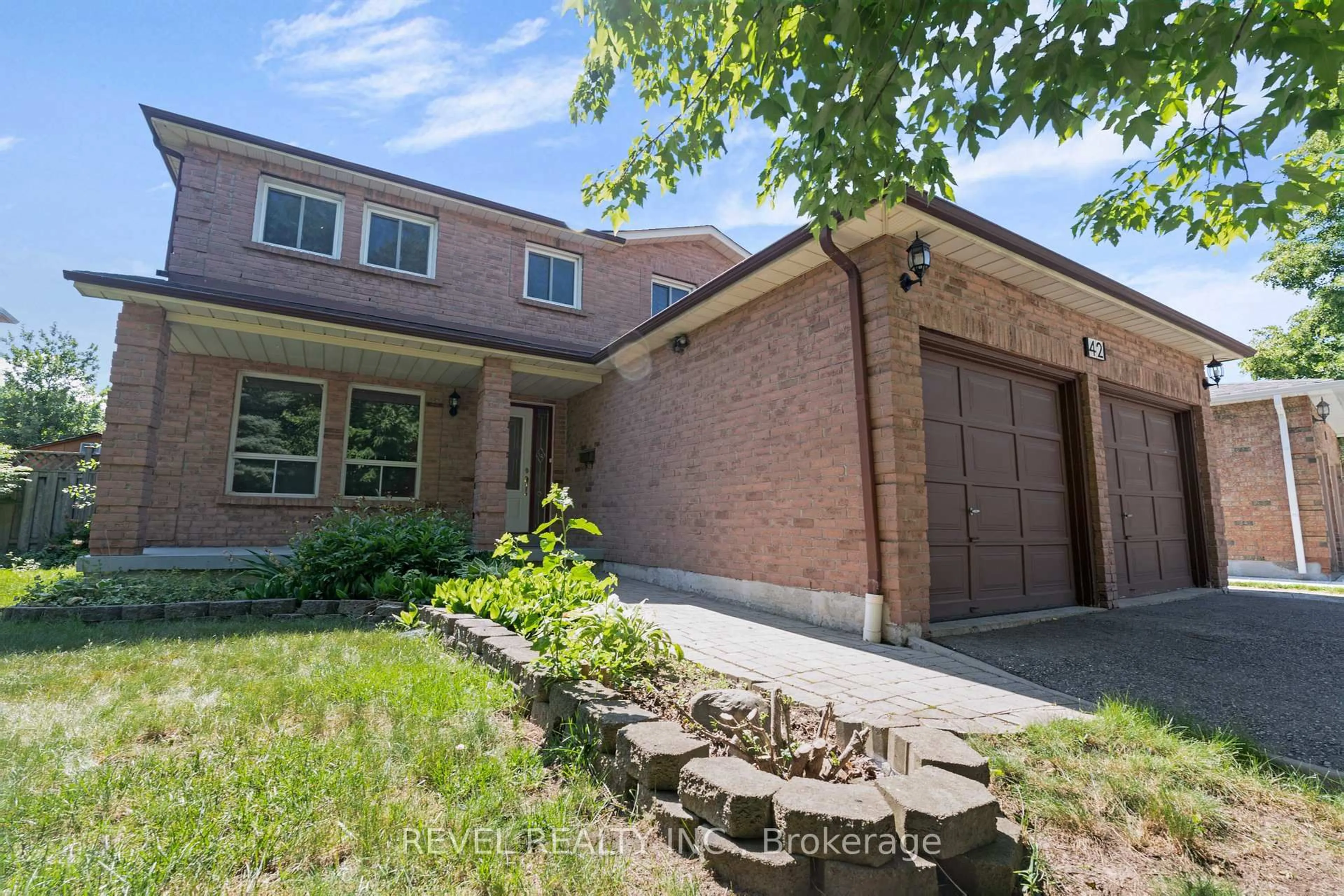 Home with brick exterior material, street for 42 Deer Valley Dr, Caledon Ontario L7E 2E5