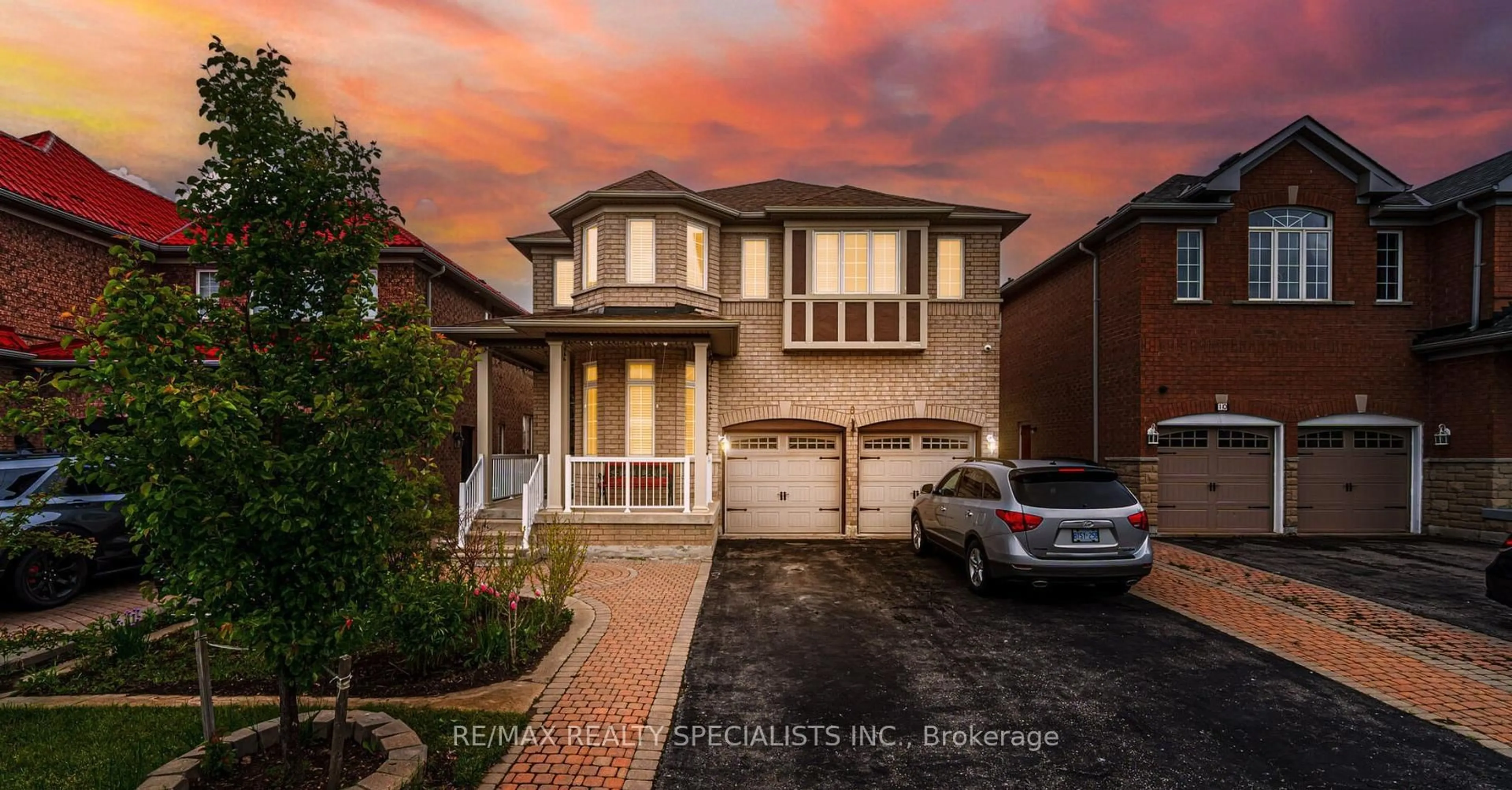 Home with brick exterior material, street for 8 Goreridge Cres, Brampton Ontario L6P 1P2