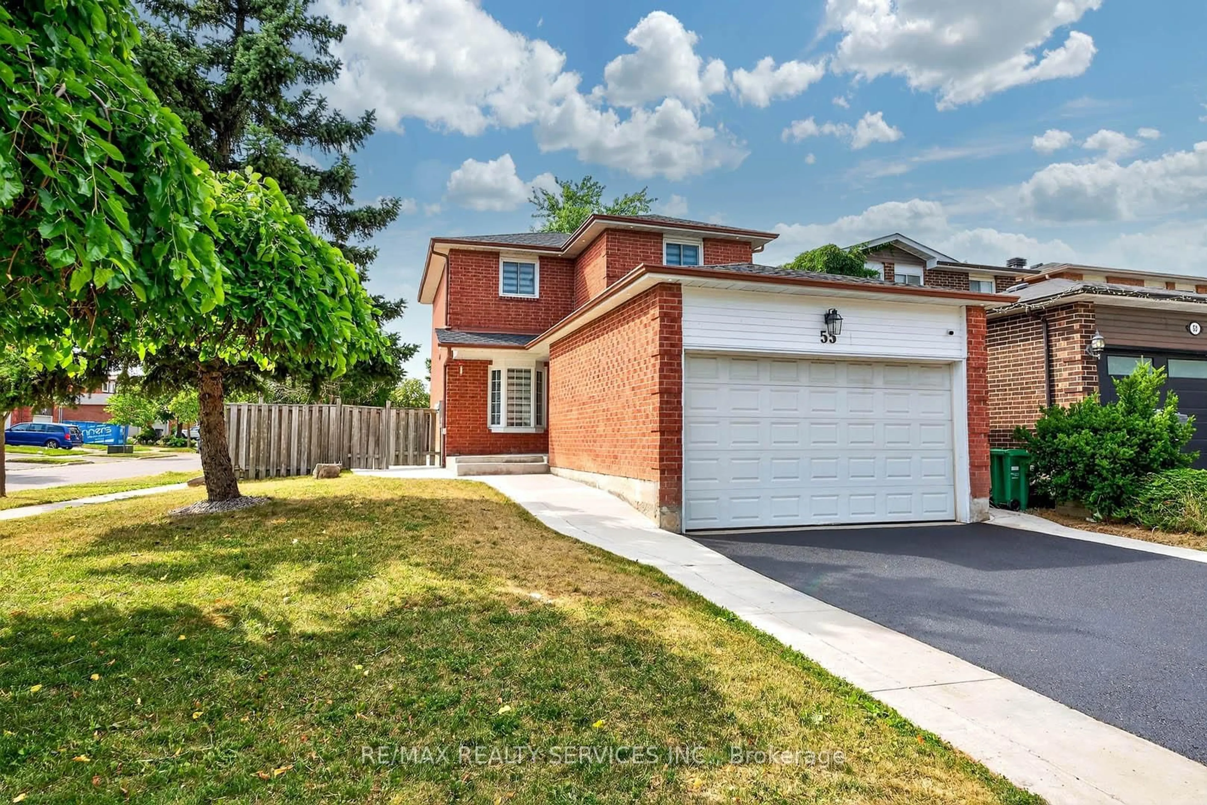 Home with brick exterior material, street for 55 Mcgraw Ave, Brampton Ontario L6X 3M5